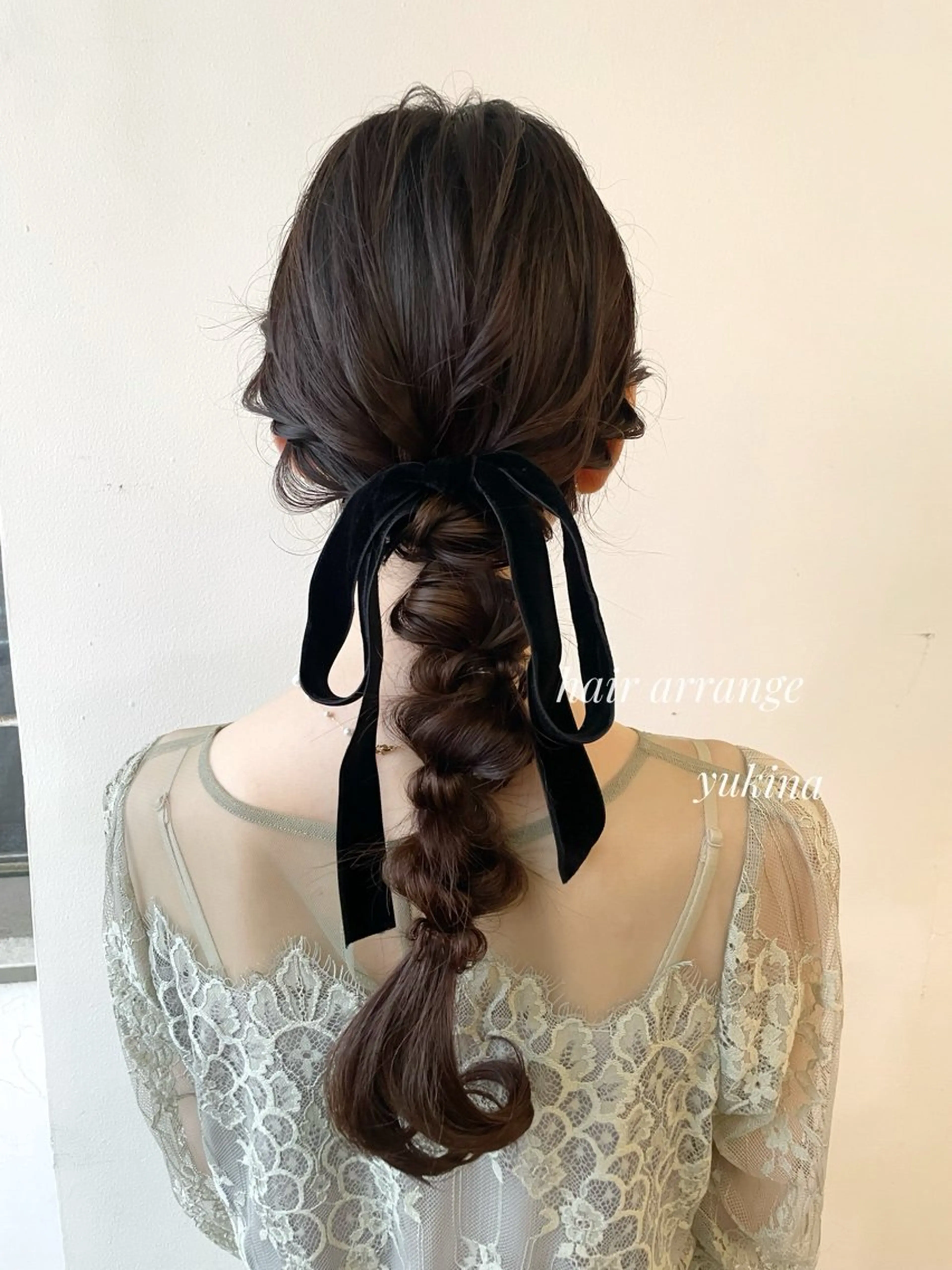 ロング ヘアアレンジ ヘアセット ✨透明感ケアカラー✨ 長野ゆきなのヘアスタイル