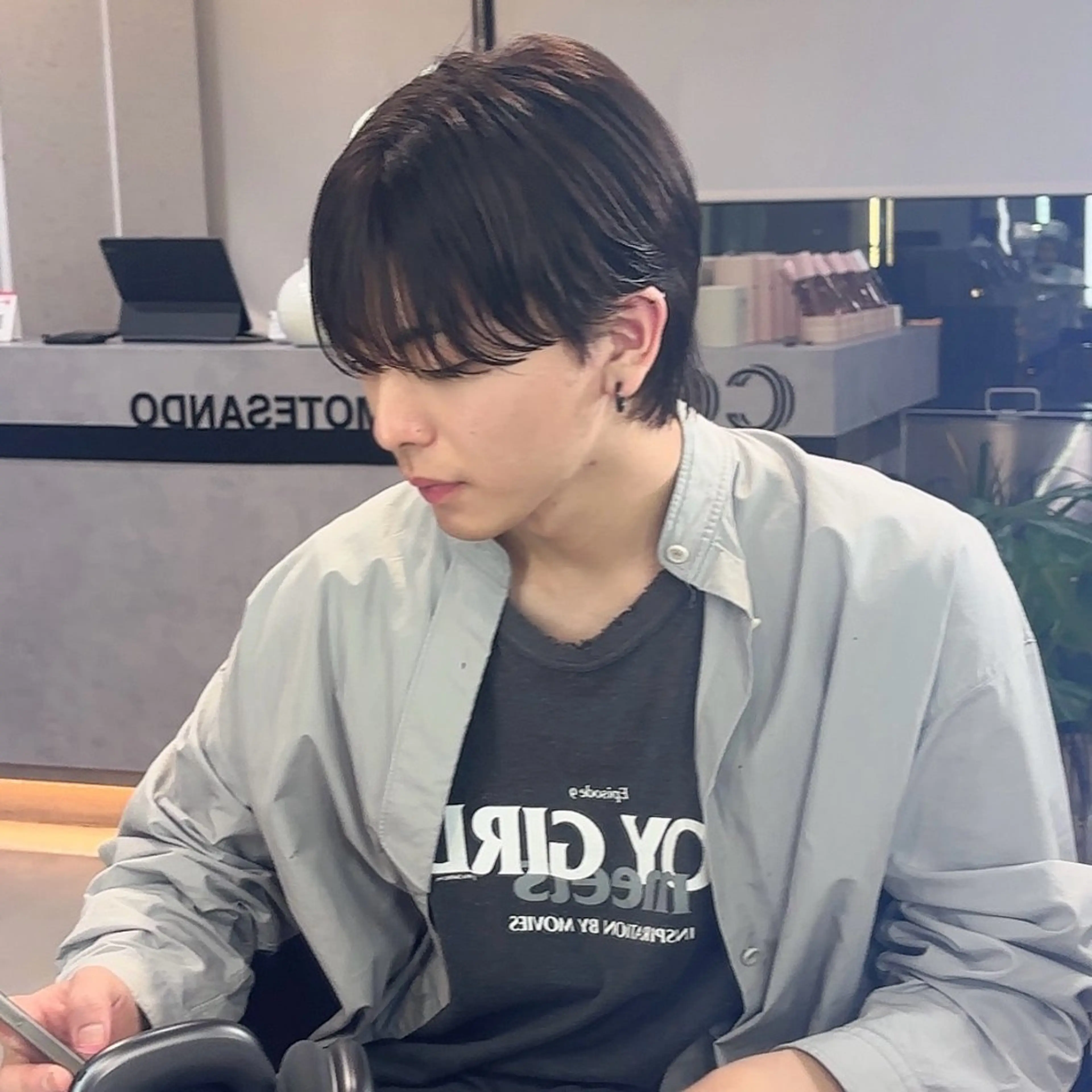 メンズ カット Miyuki🇰🇷 中/韓メンズヘアのヘアスタイル