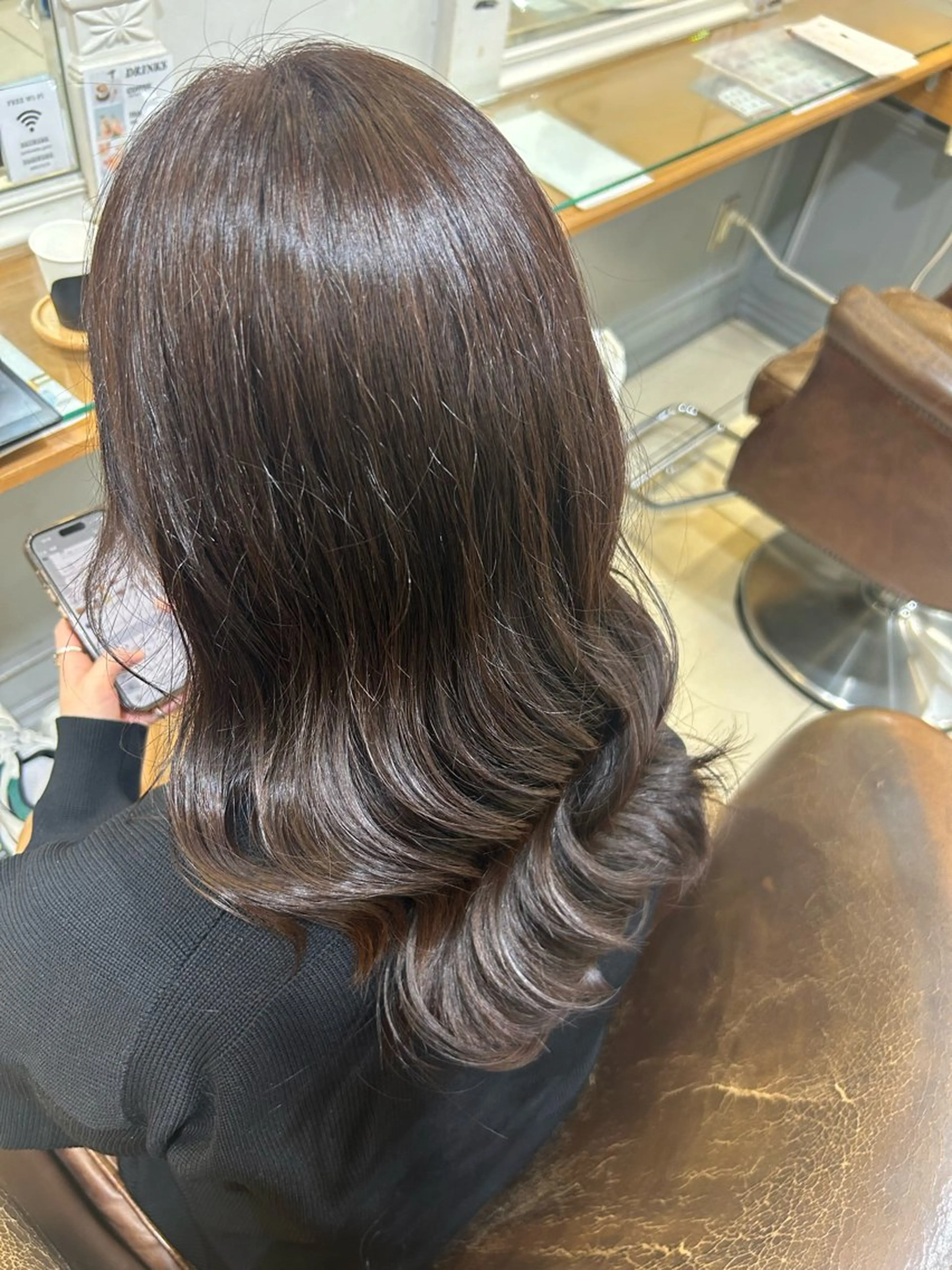 セミロング 韓国ヘアー🇰🇷 MIWAのヘアスタイル