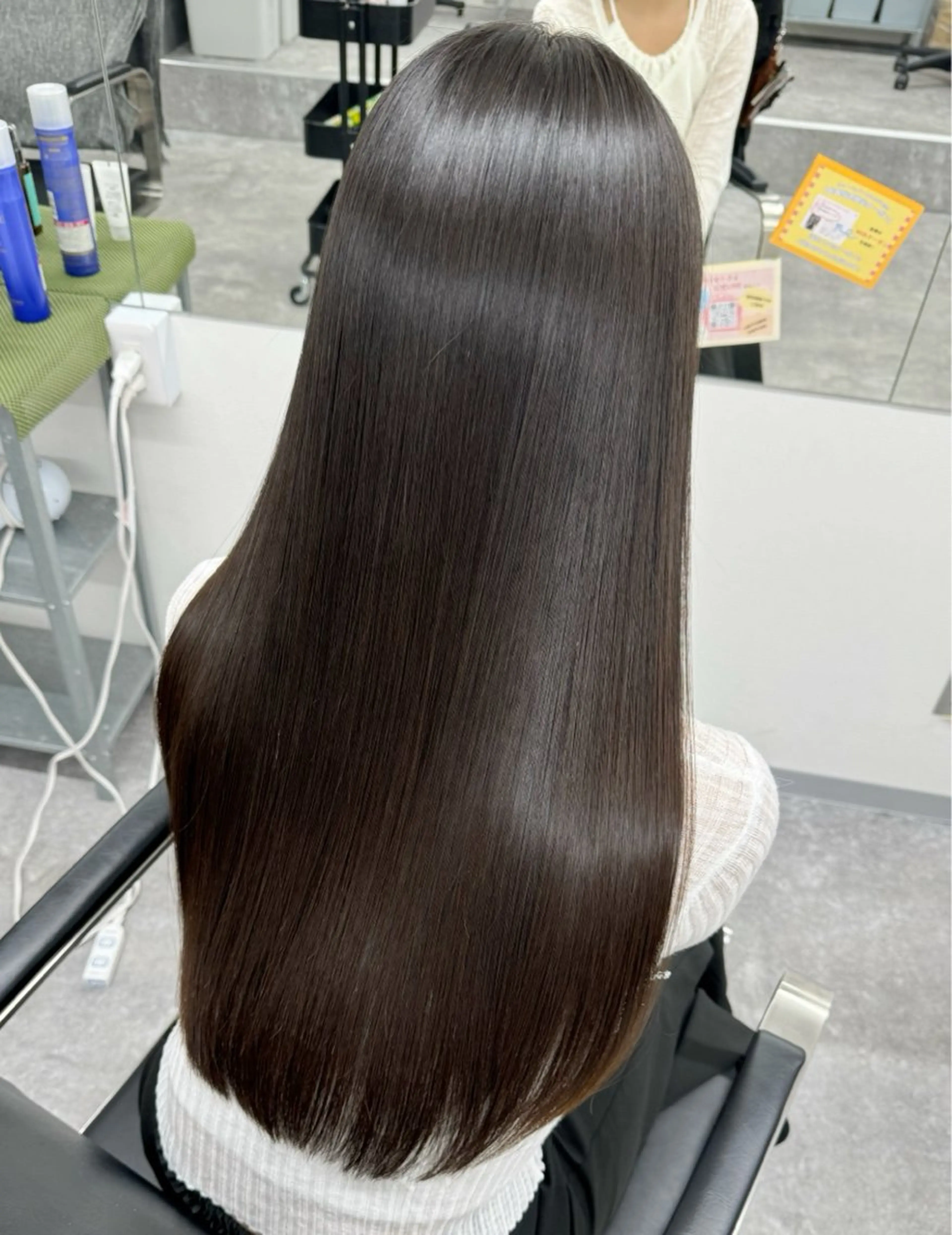 ロング 髪質改善 トリートメント 酸熱トリートメント 髪質改善メニュー 長井 美佐子のヘアスタイル