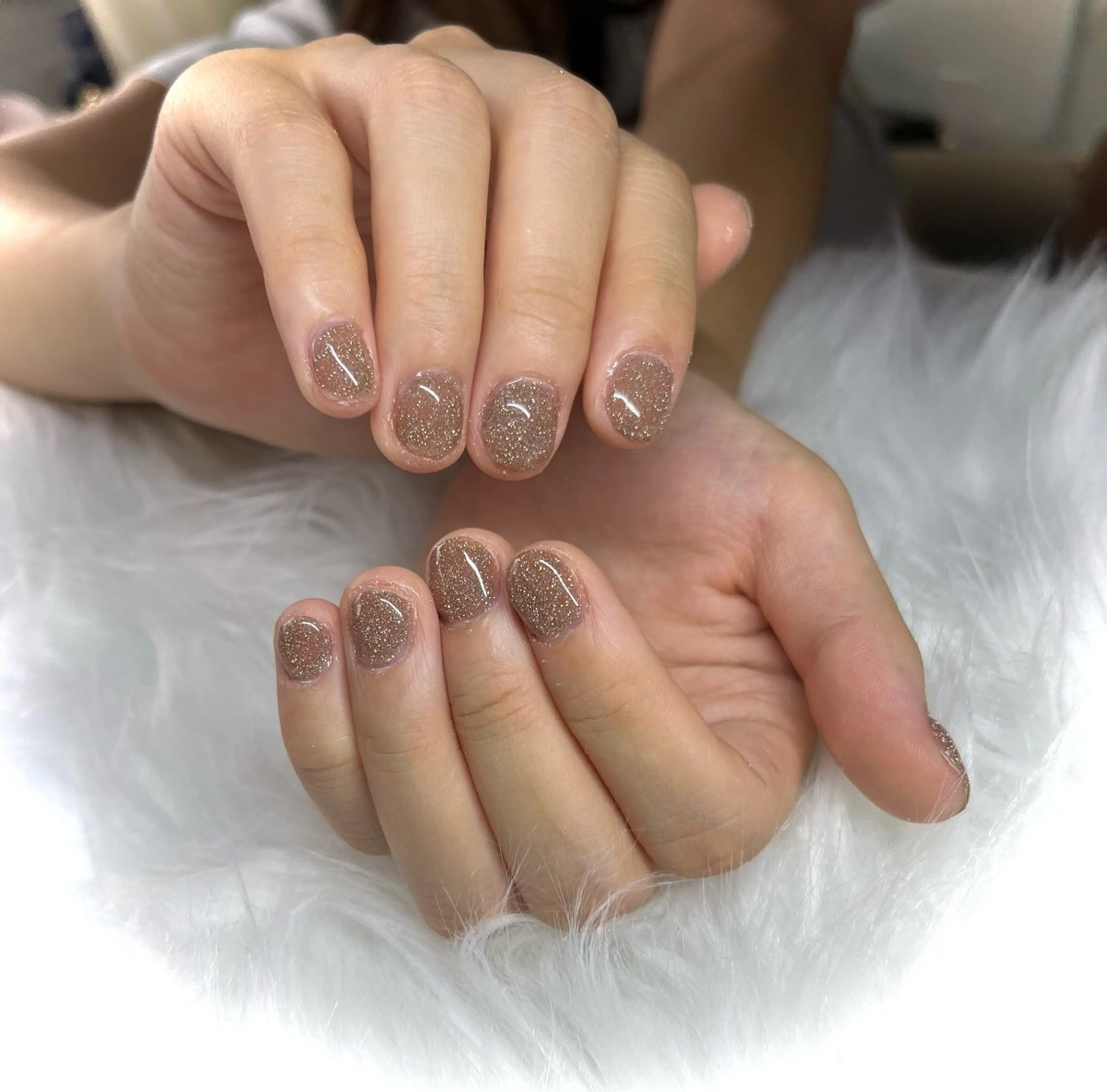 ラメワンカラー💅💕の写真