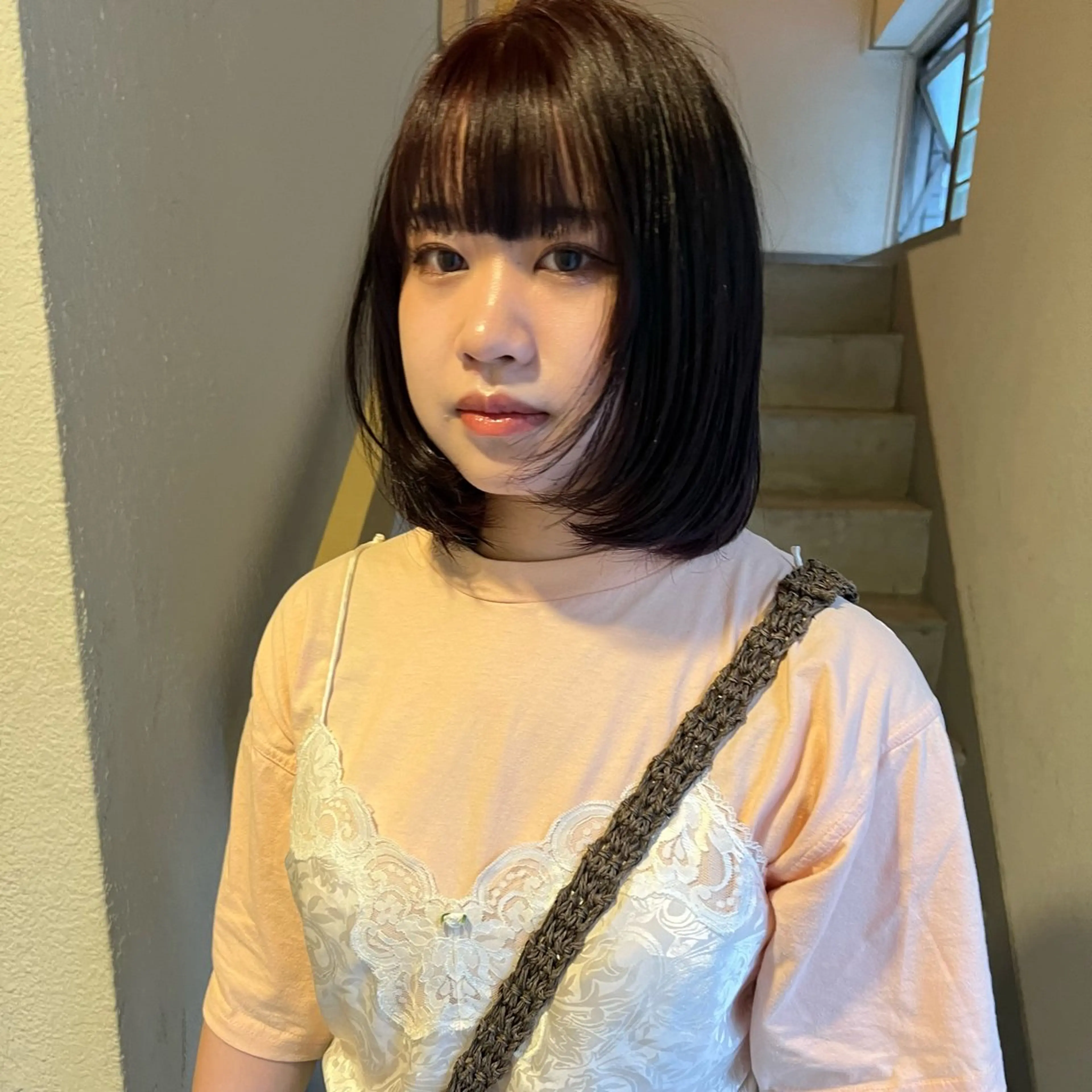 ショート カラー ピンクカラー SIKI ゆうのヘアスタイル