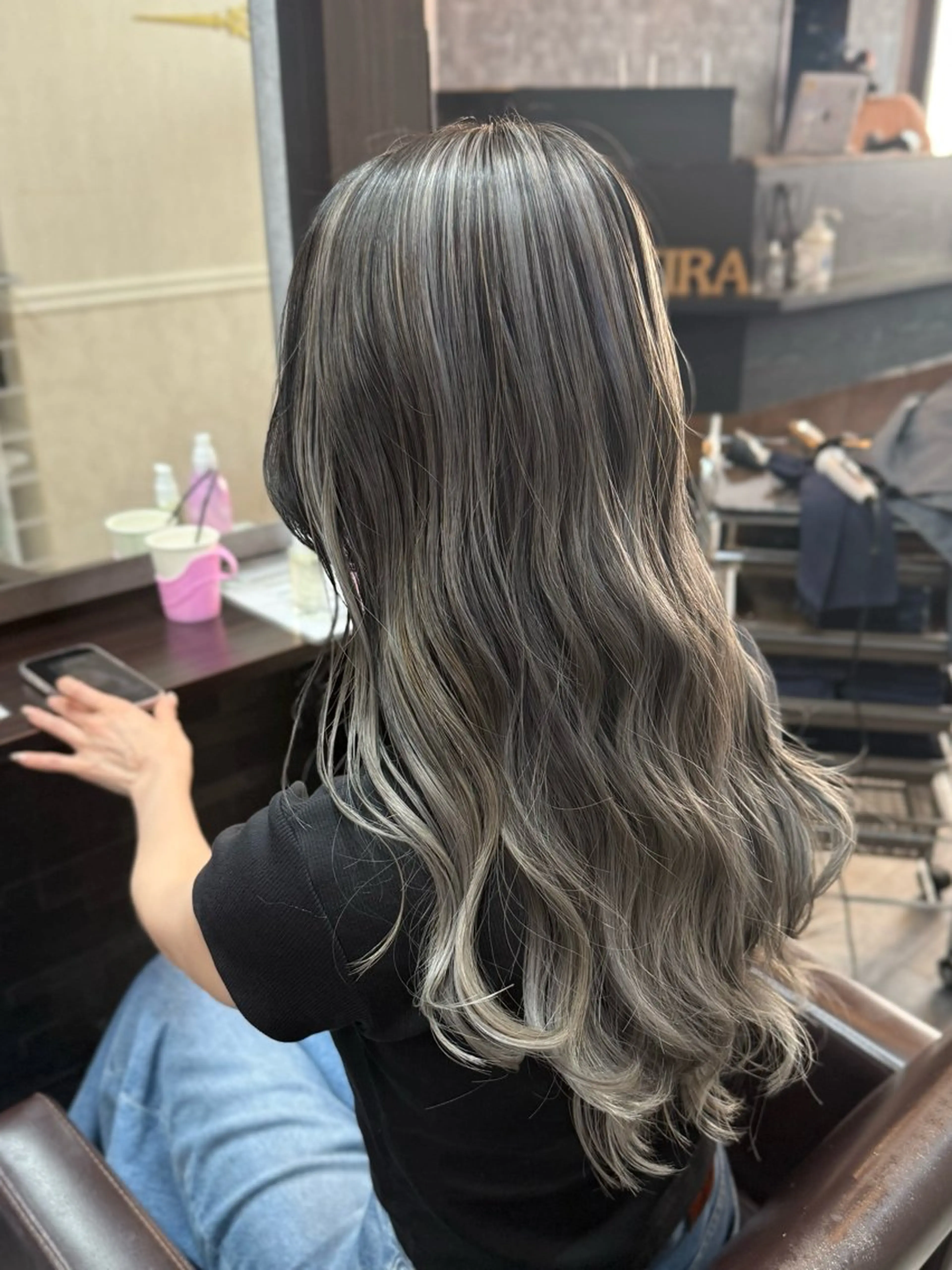 ロング 井上 武輝のヘアスタイル