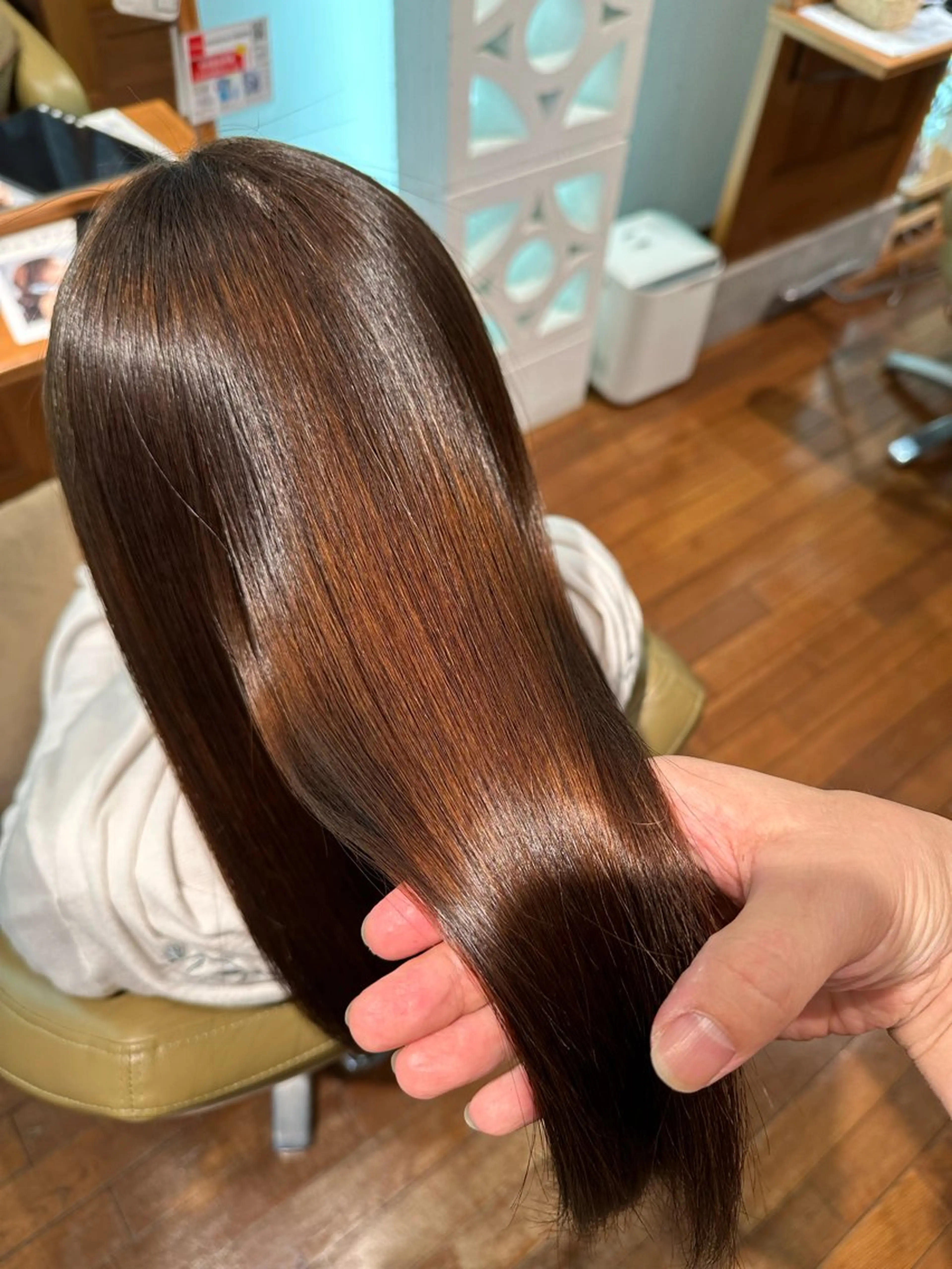 ロング 縮毛矯正 トリートメント 近藤 正充のヘアスタイル