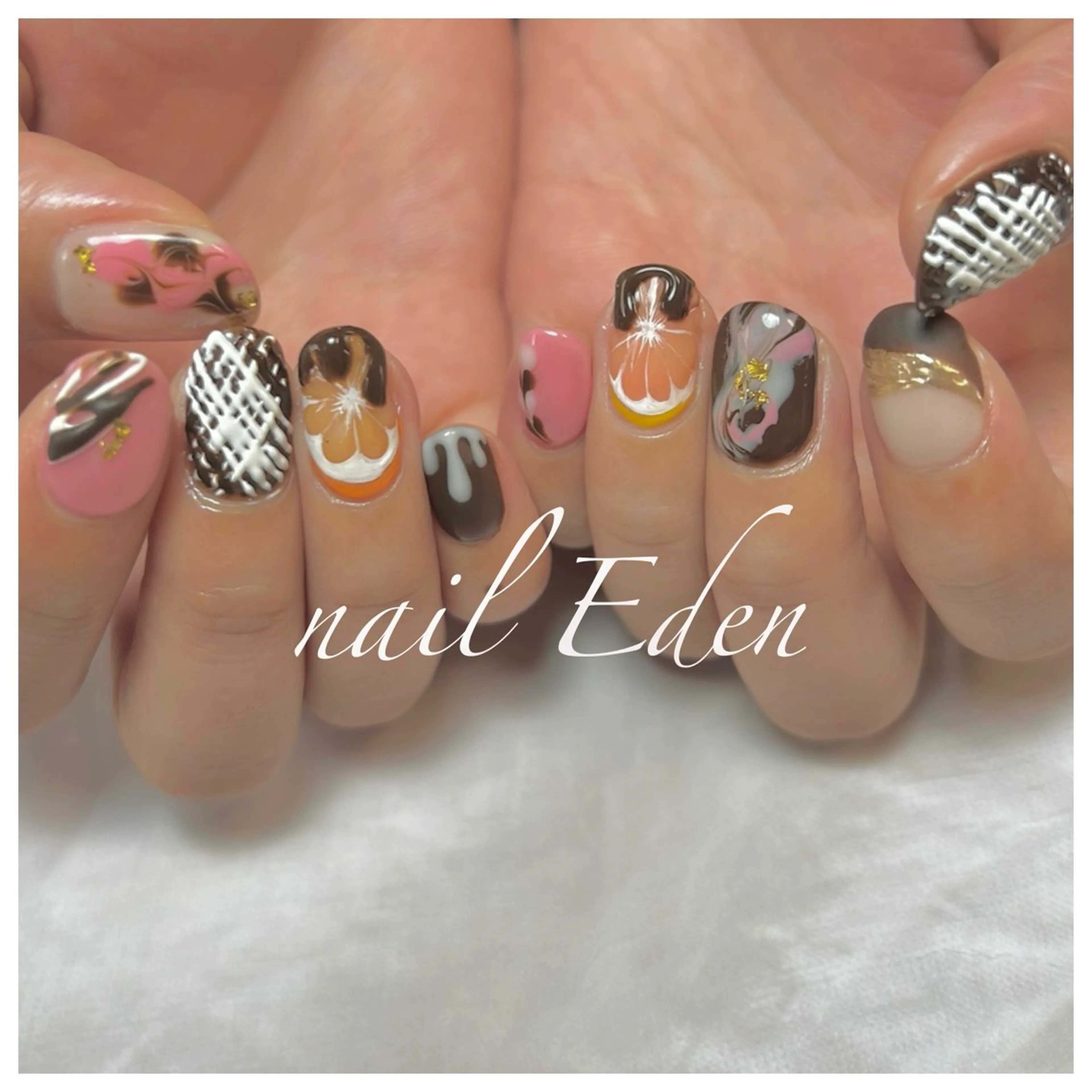 ネイル 持ち込み Eden ♾️のネイルデザイン