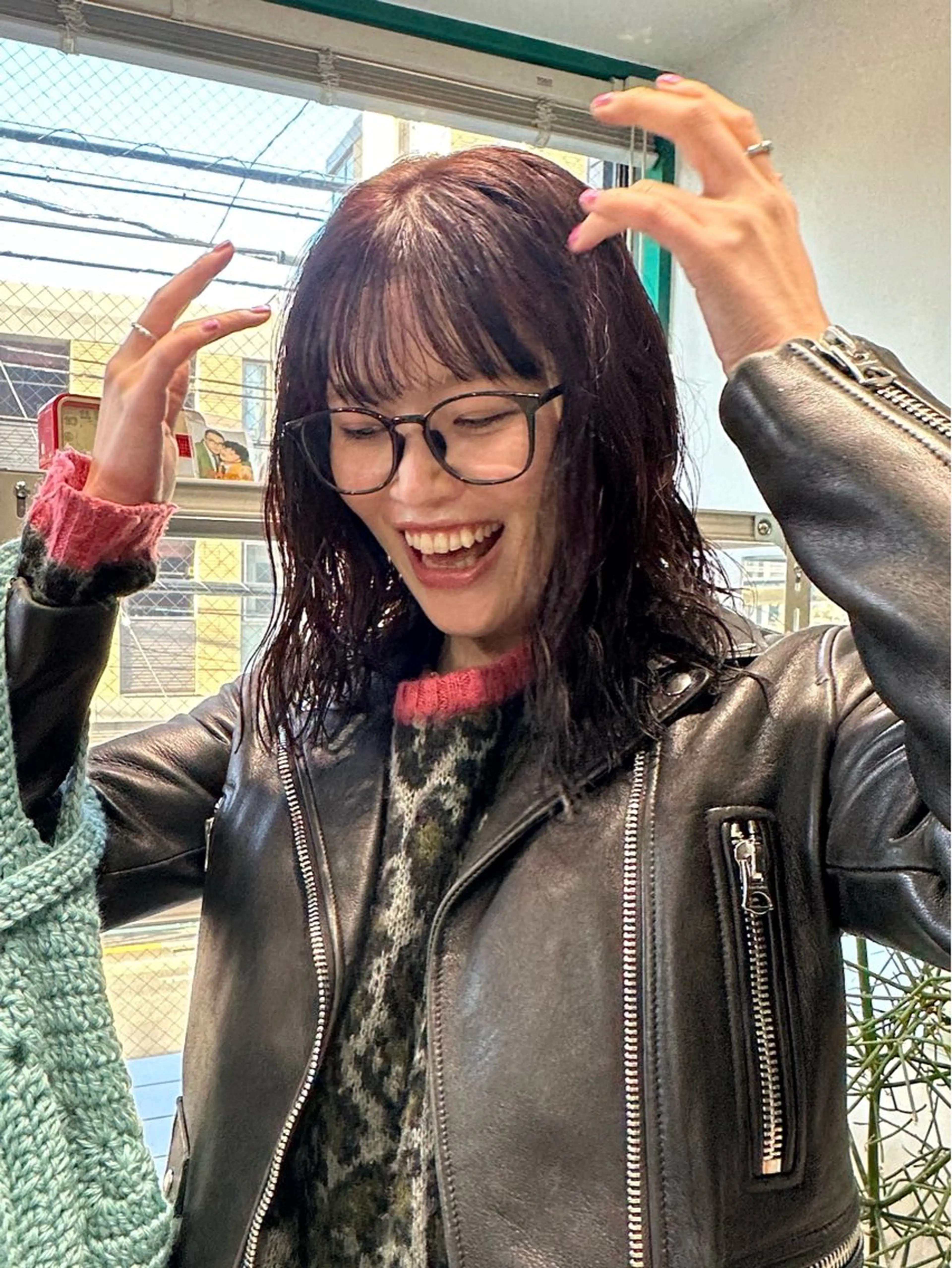 セミロング カラー パーマ カット 🎀オイダイラ モモカ🎀のヘアスタイル