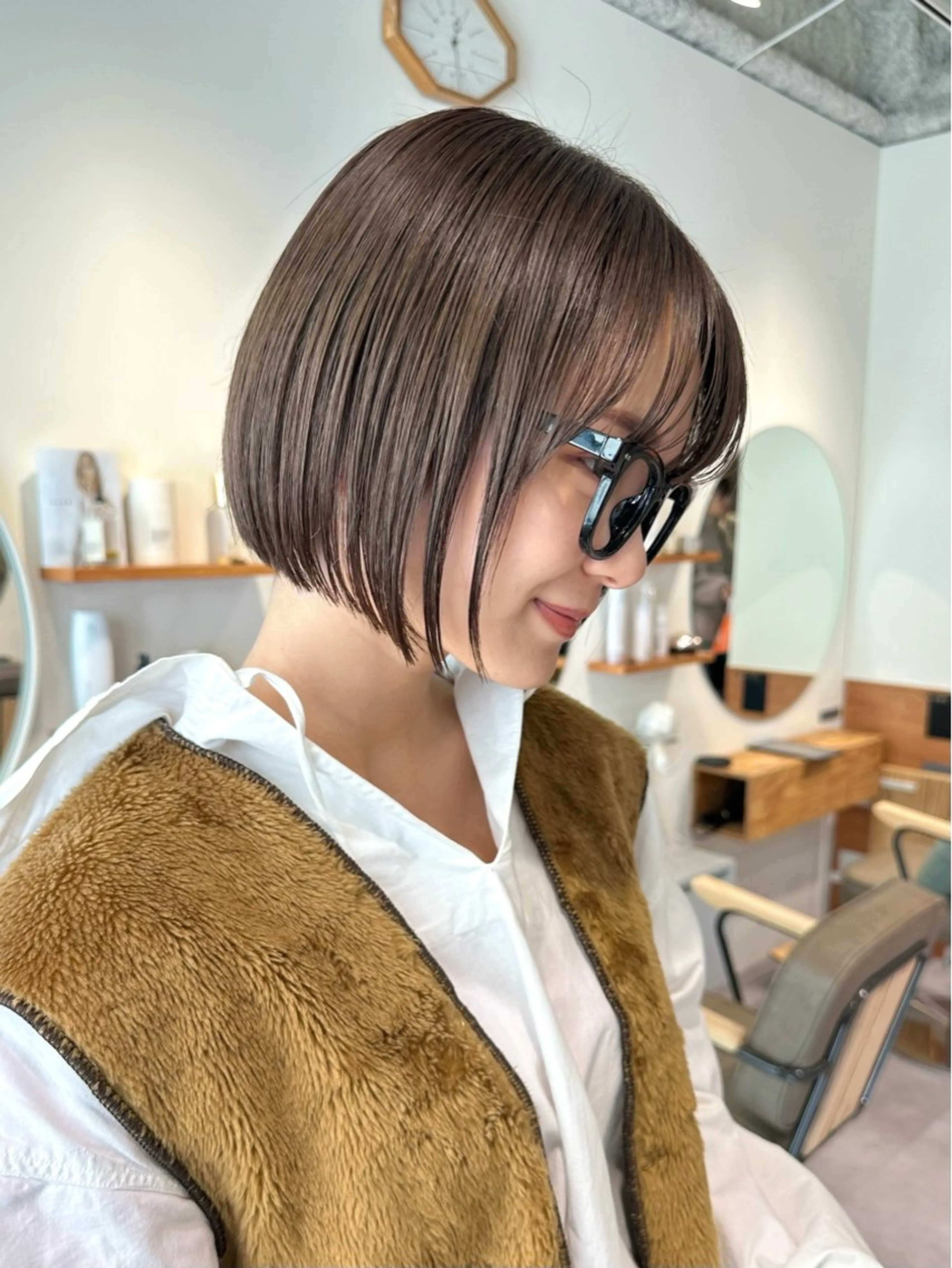 カット+カラー（ショート/ボブ/ミニボブ/フェイスレイヤー）の写真