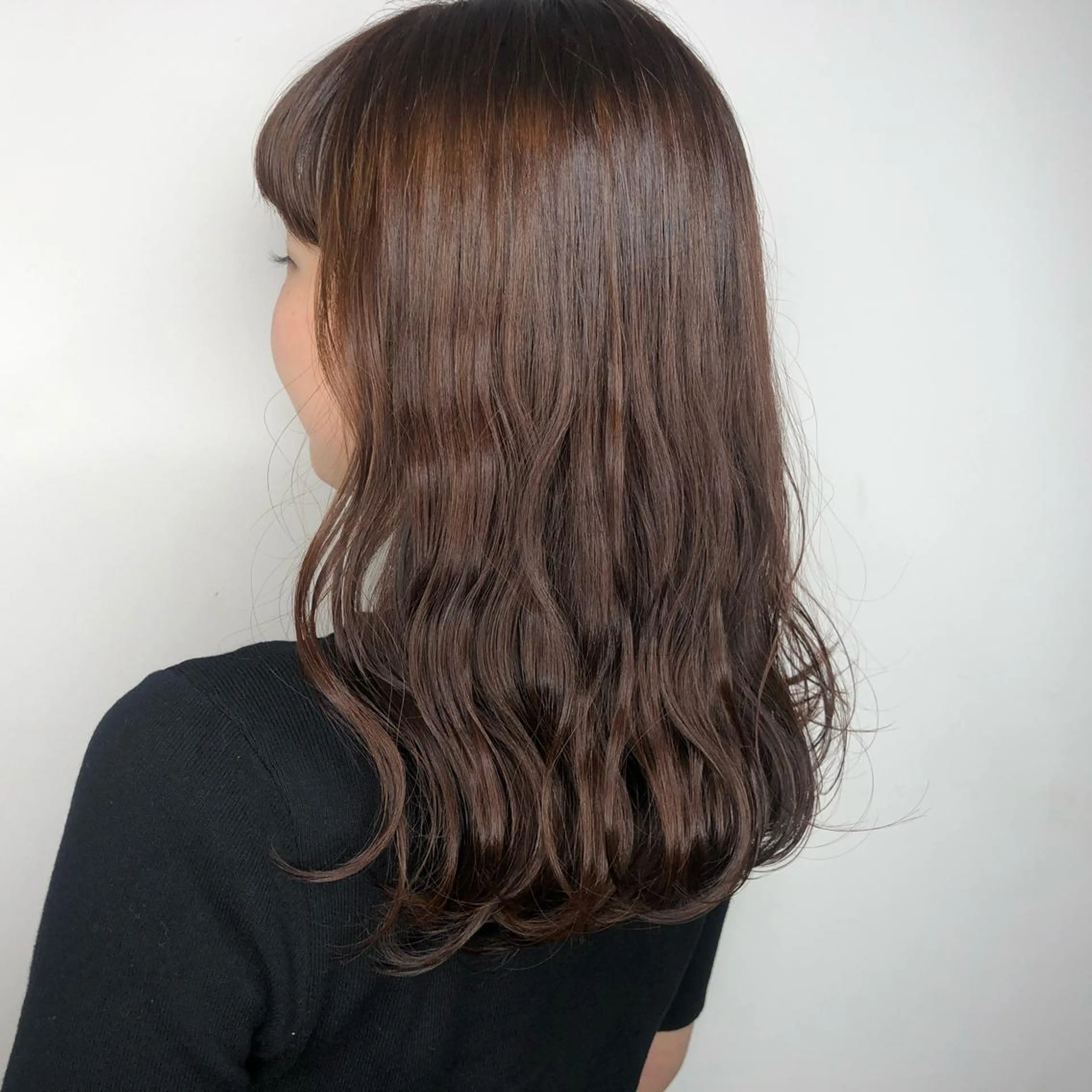 ロング カット 菊池 栄里奈のヘアスタイル