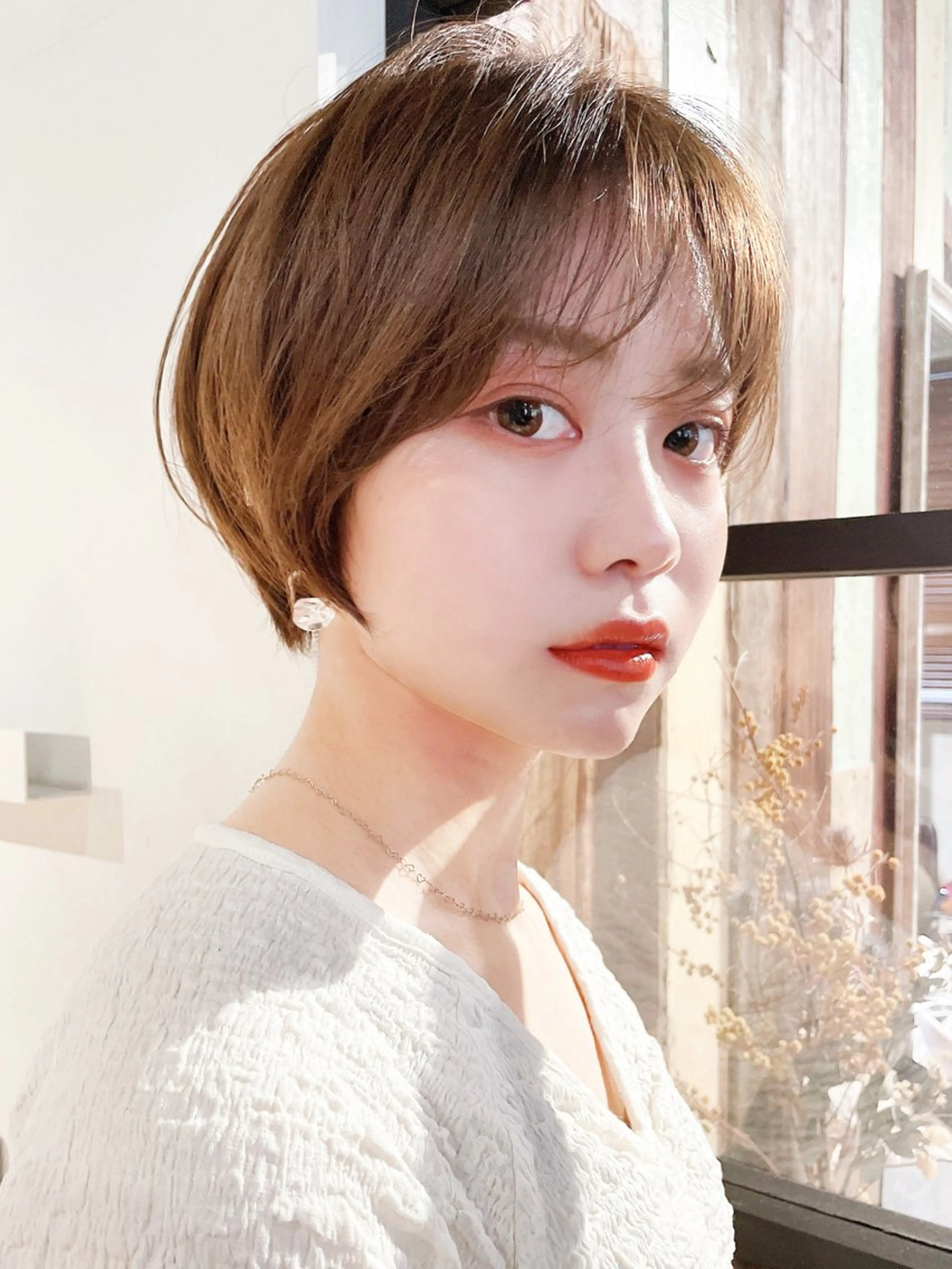 ショート 丸みショート くびれヘア ショートヘア ivy by CIEL 女性専用サロン【アイビーバイシエル】所属・nana 🌼のヘアスタイル