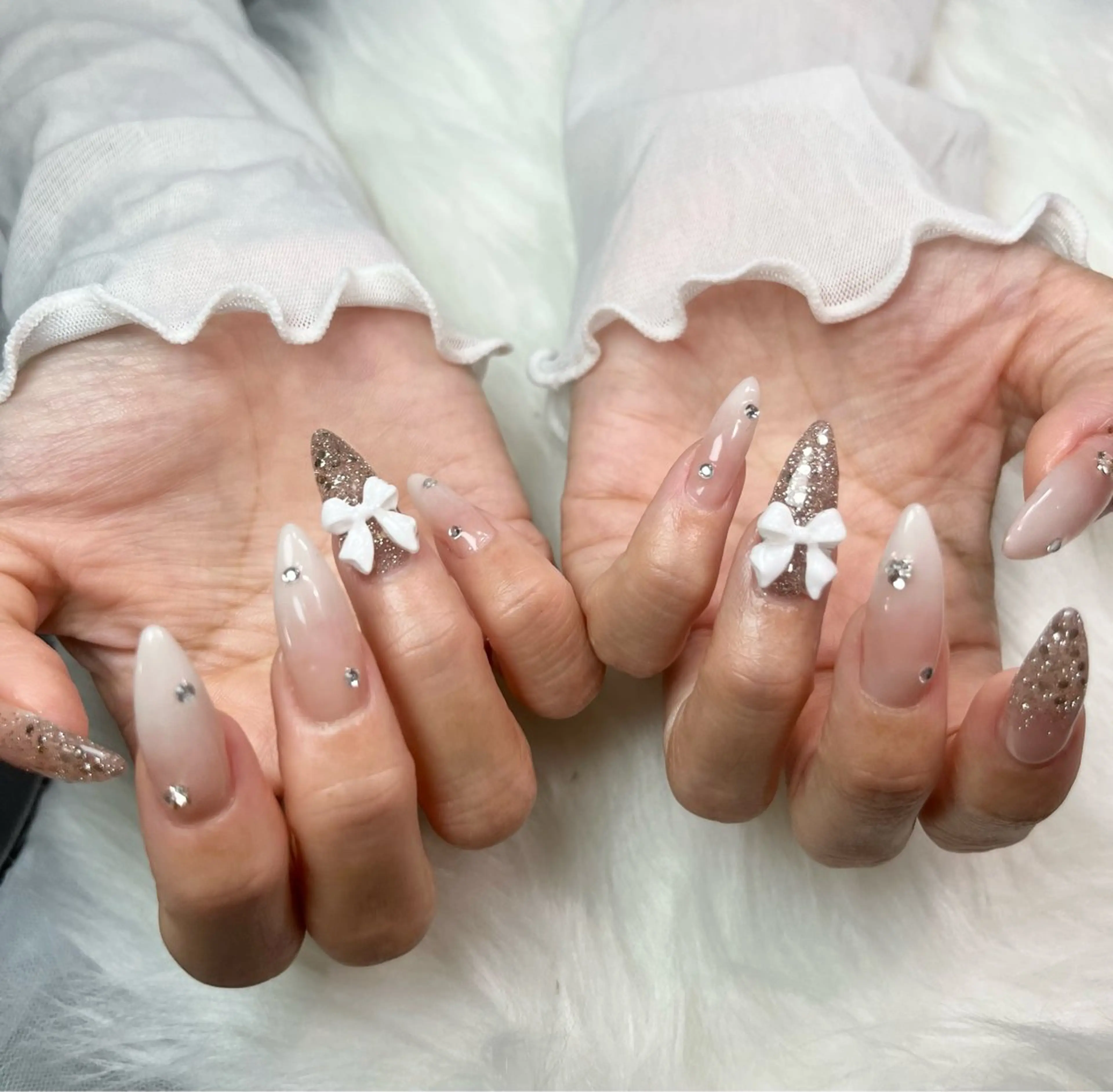 ネイル フラッシュネイル ラメ(グリッター) ハンドネイル D'accord〜ダコード〜所属・D'accord Megumiのネイルデザイン