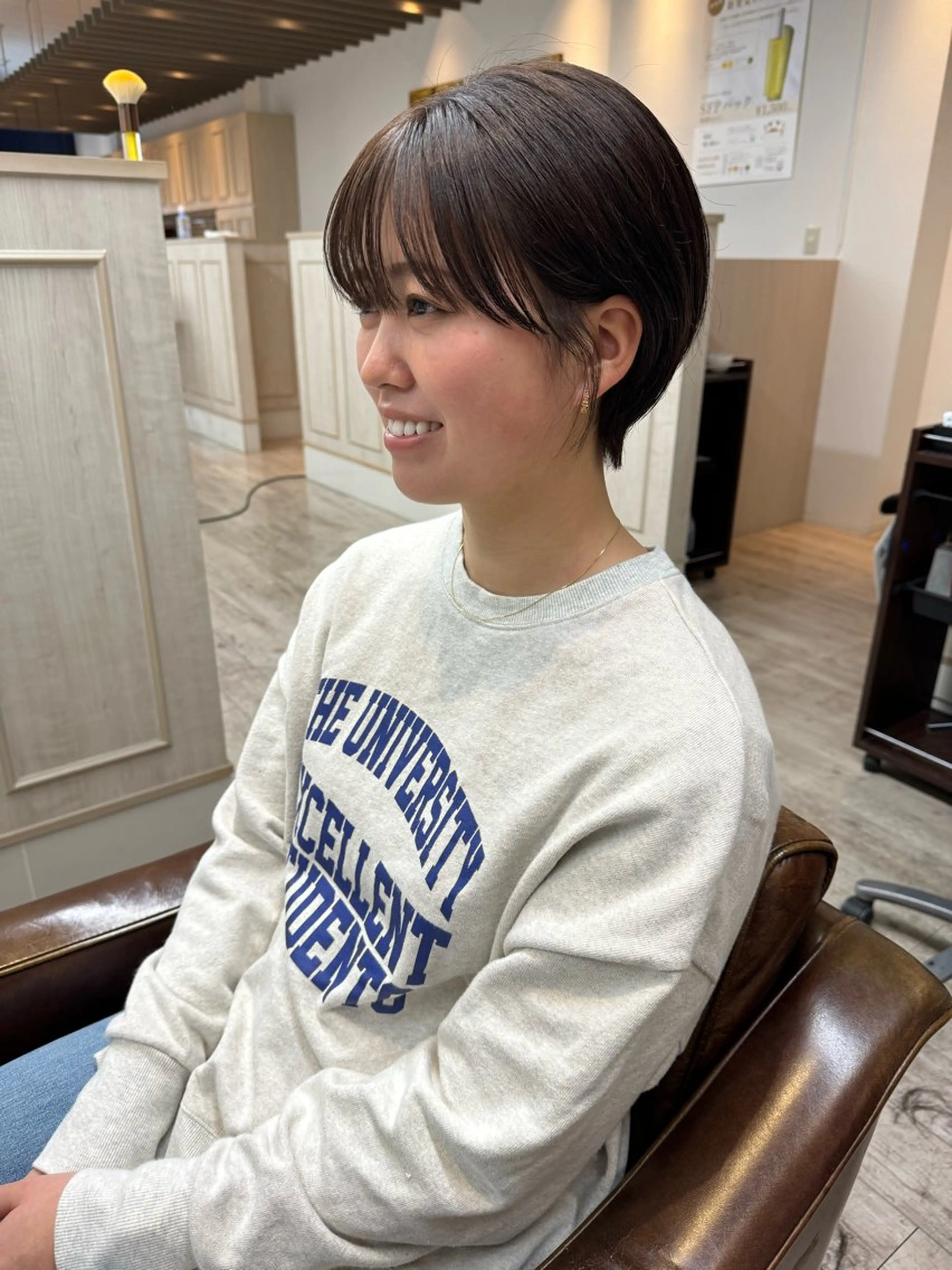 ショート ショート/ボブ パーマ/中原のヘアスタイル