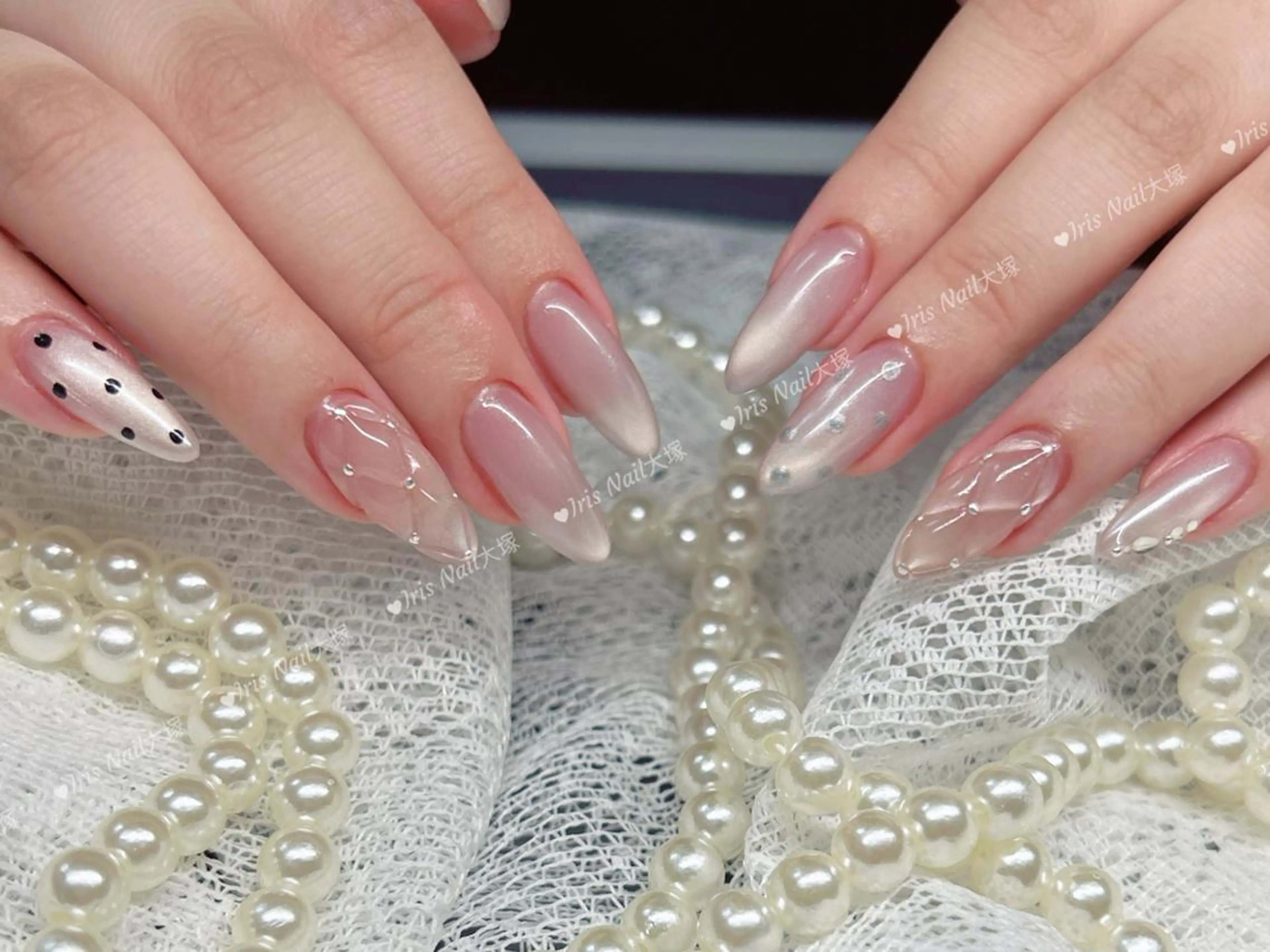 ネイル マグネットネイル ハンドネイル ハンドケア 🍒IRIS Nail🌸のネイルデザイン
