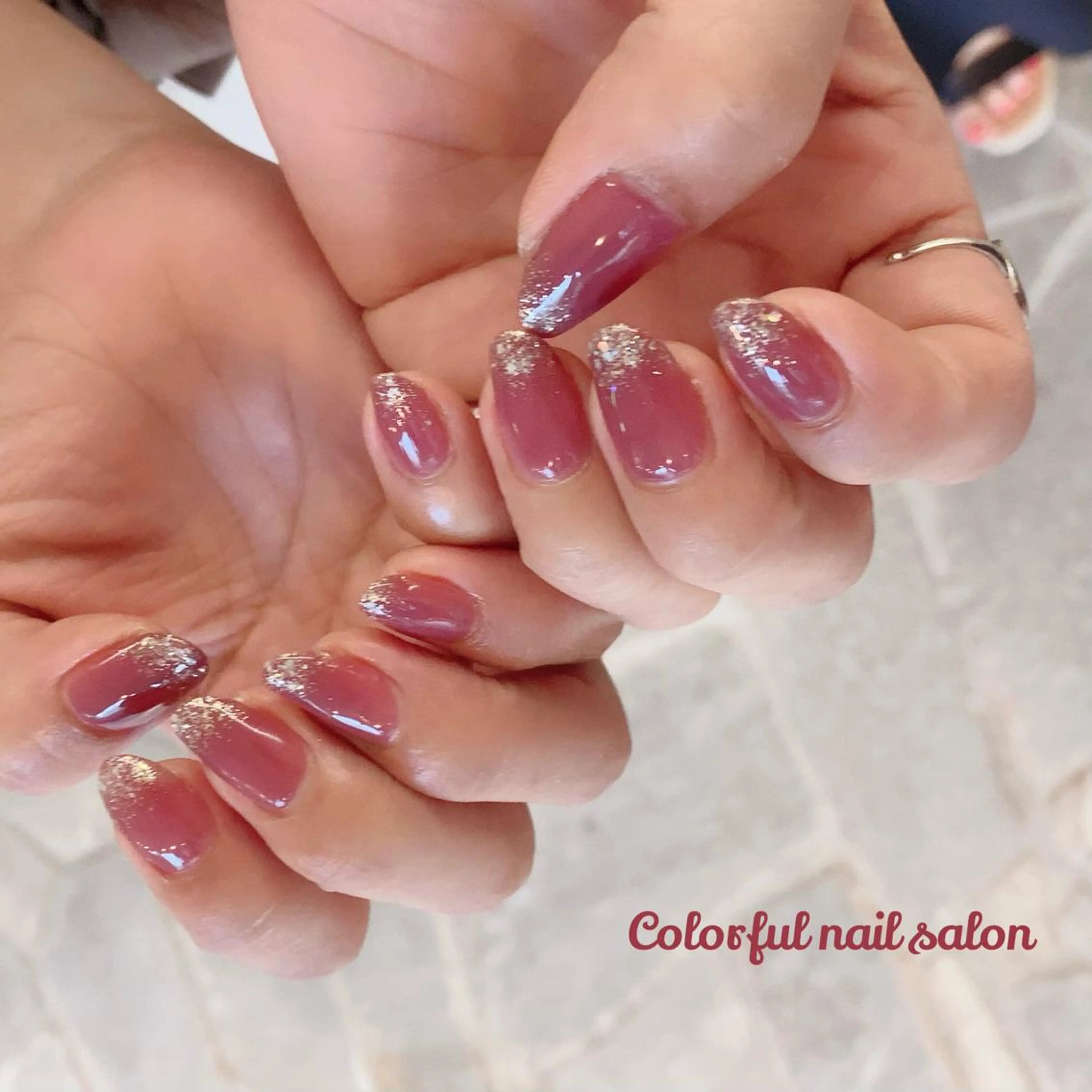 ネイル ラメ(グリッター) Le'a nail&eyesのマツエク・マツパデザイン