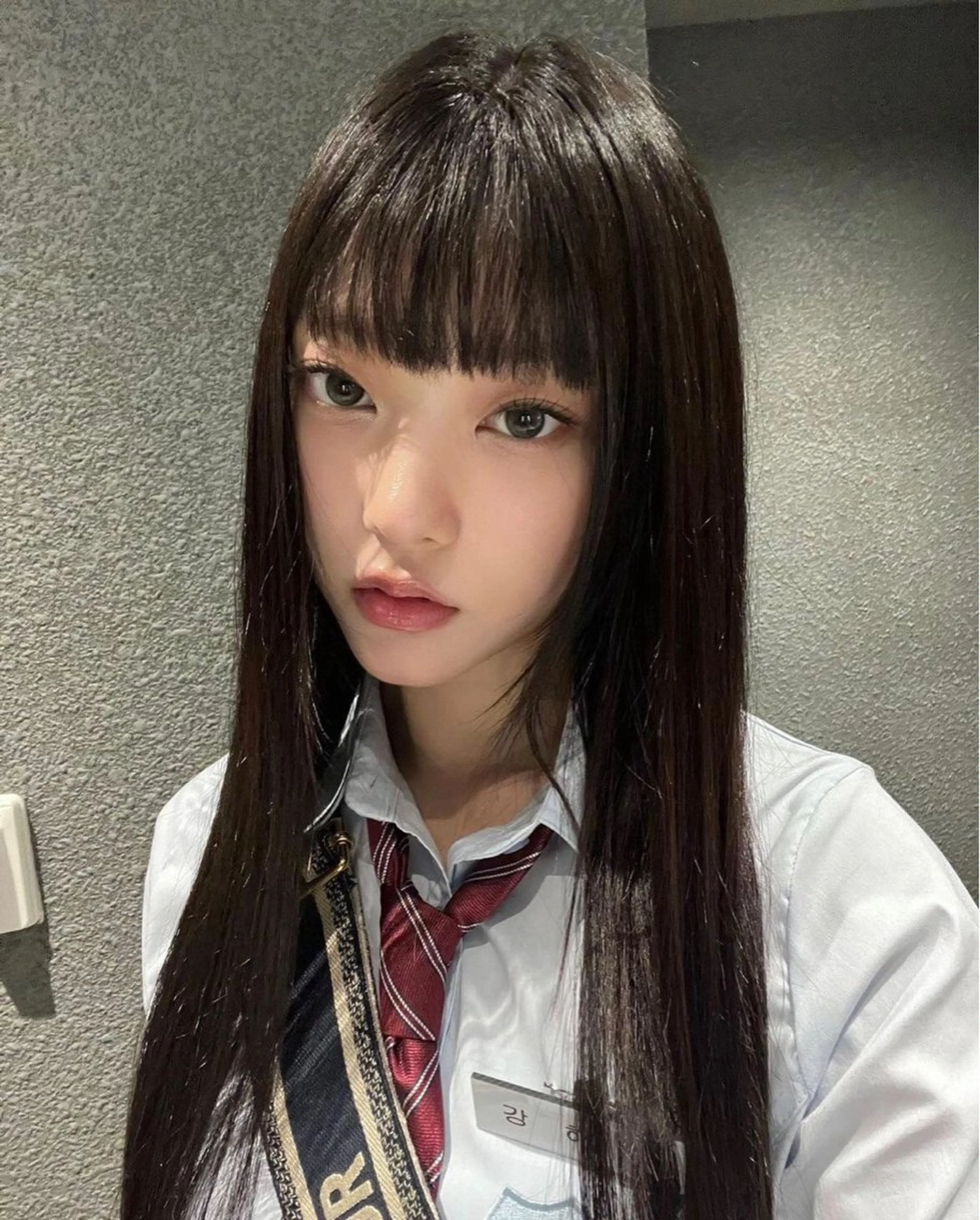 セミロング トリートメント レイヤー/ブロンド 透明感カラー/ヒロトのヘアスタイル