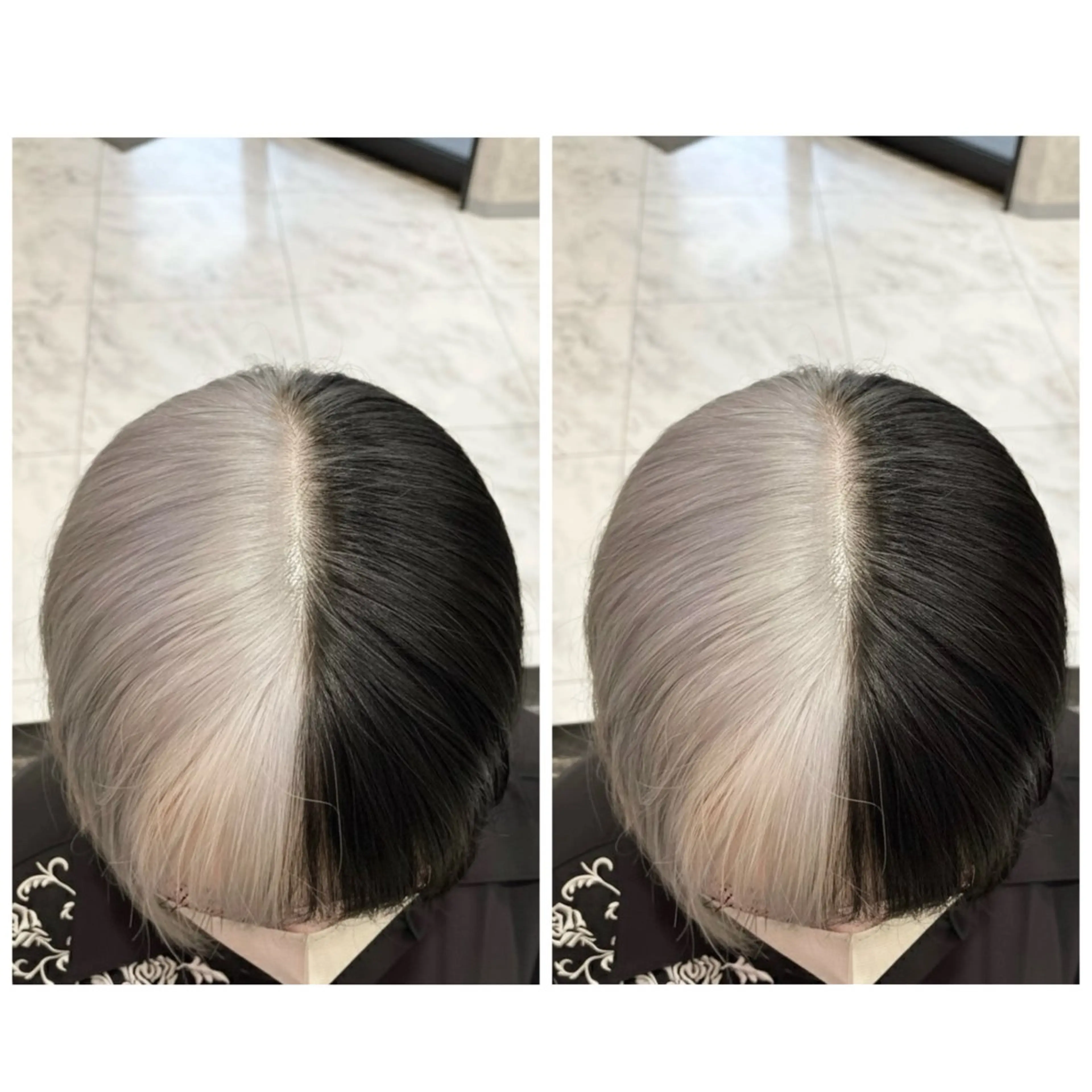 セミロング 🦋ハイトーン🦋 石山 希理🦋のヘアスタイル