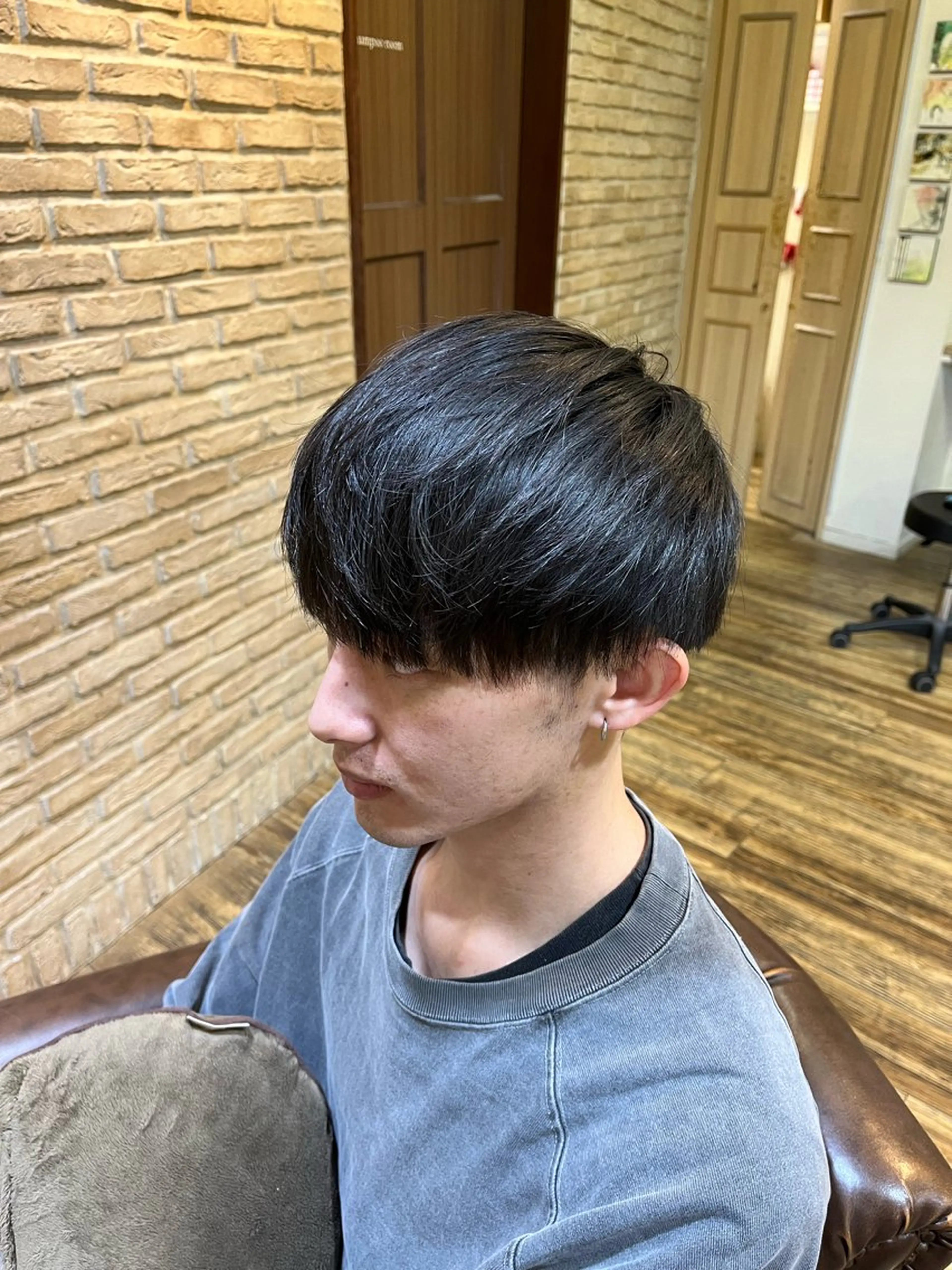 メンズ マッシュ 藤野 友杏那のヘアスタイル