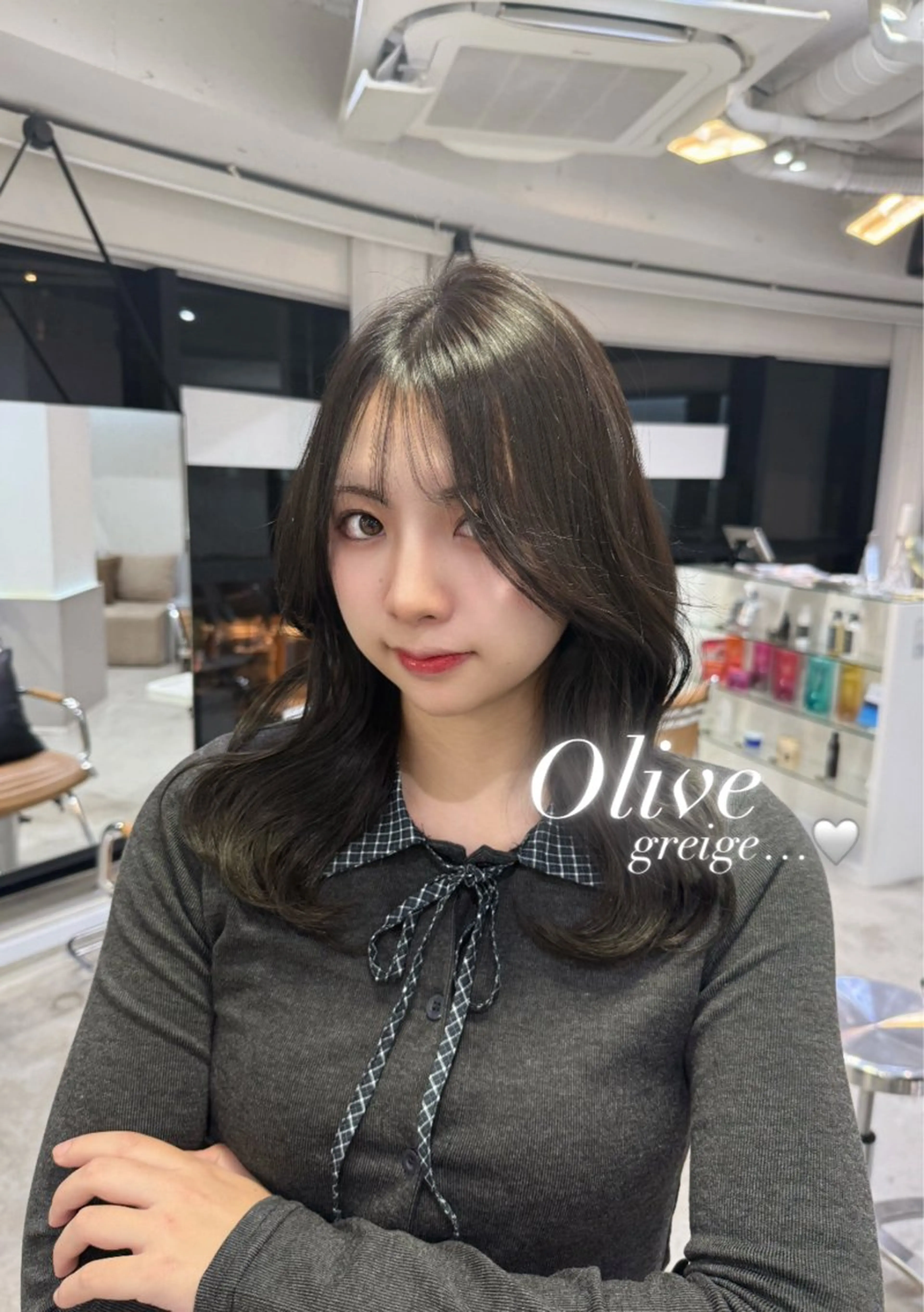 セミロング カラー 透明感カラー 透明感カラー/ RIKO🌺🥥のヘアスタイル