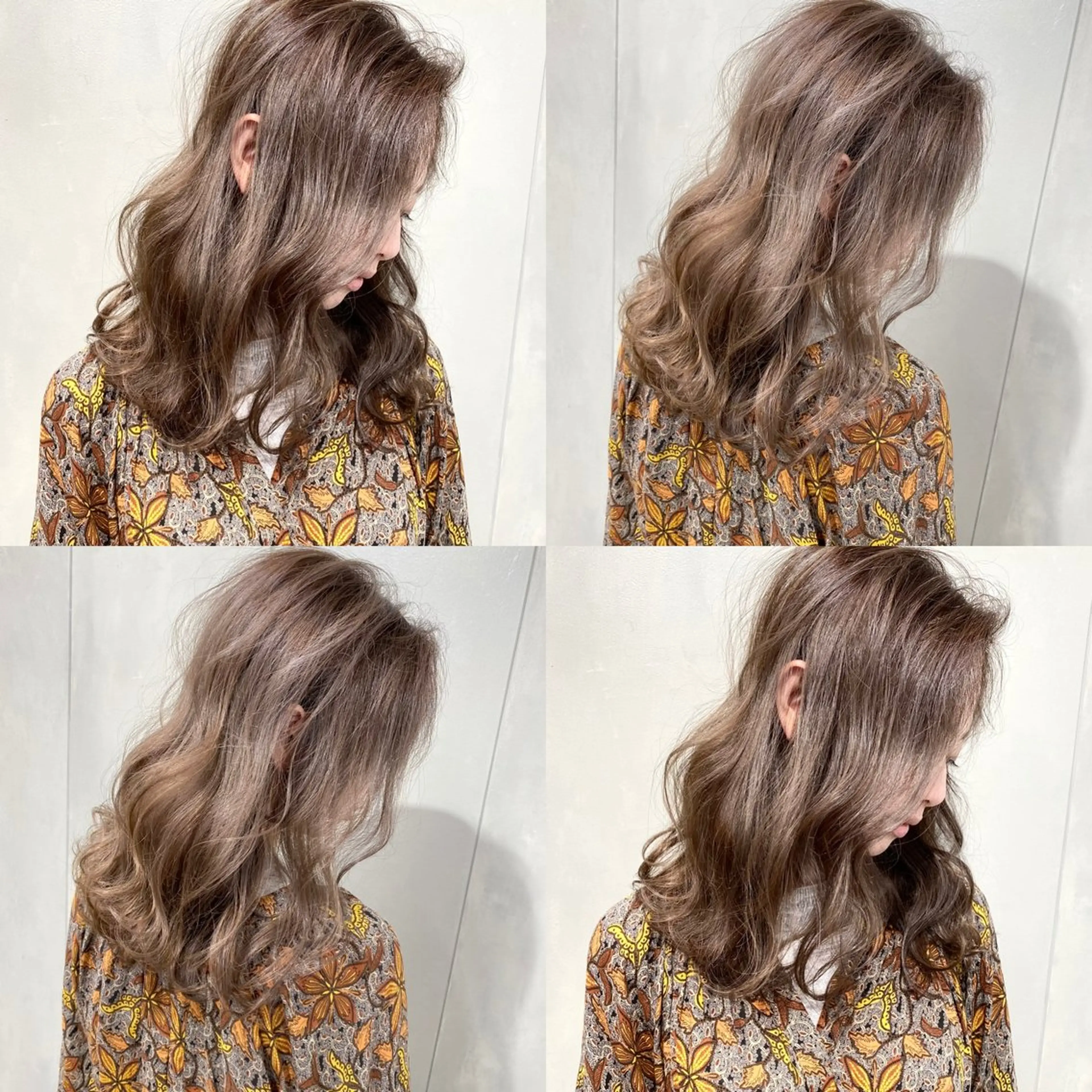 ロング カラー ブリーチ ケアブリーチ ダブルカラー イヤリングカラー グラデーションカラー カット ヘアカラー トリートメント 成城美容室 YOSHIMURAのヘアスタイル