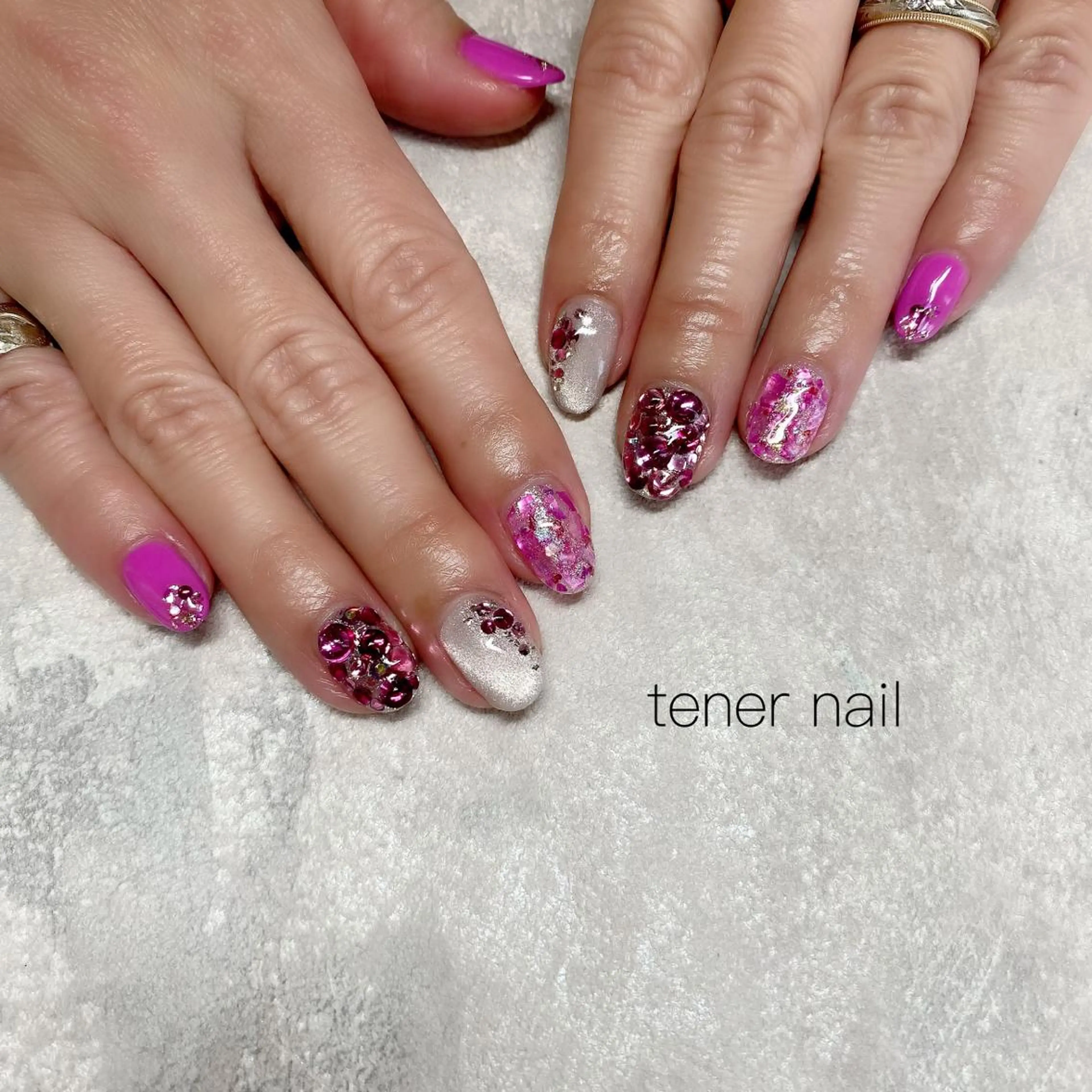 ネイル ピンク テネルネイル tener nailのネイルデザイン
