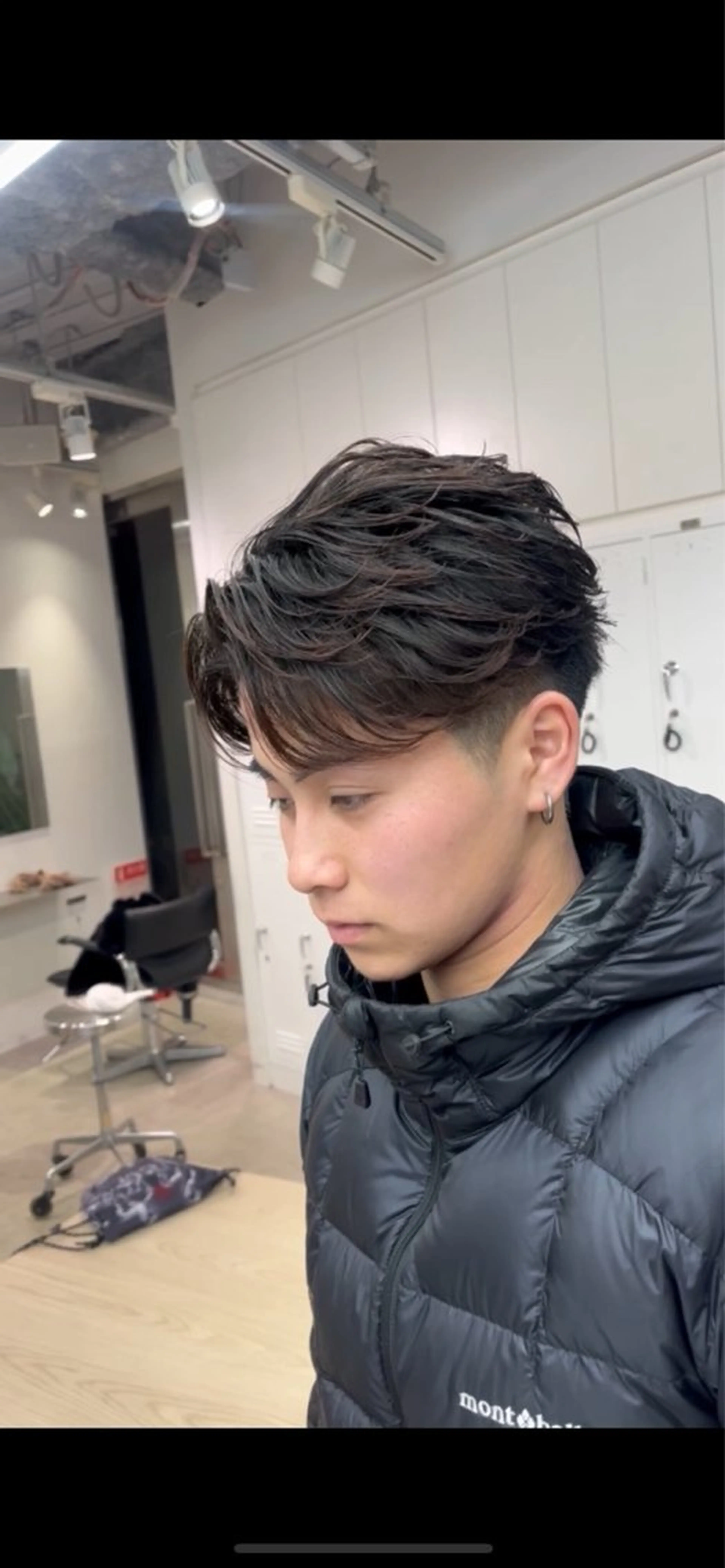 パーマ メンズ カット パーマ 夏果⭐︎fifth 天神 海外風パーマのヘアスタイル