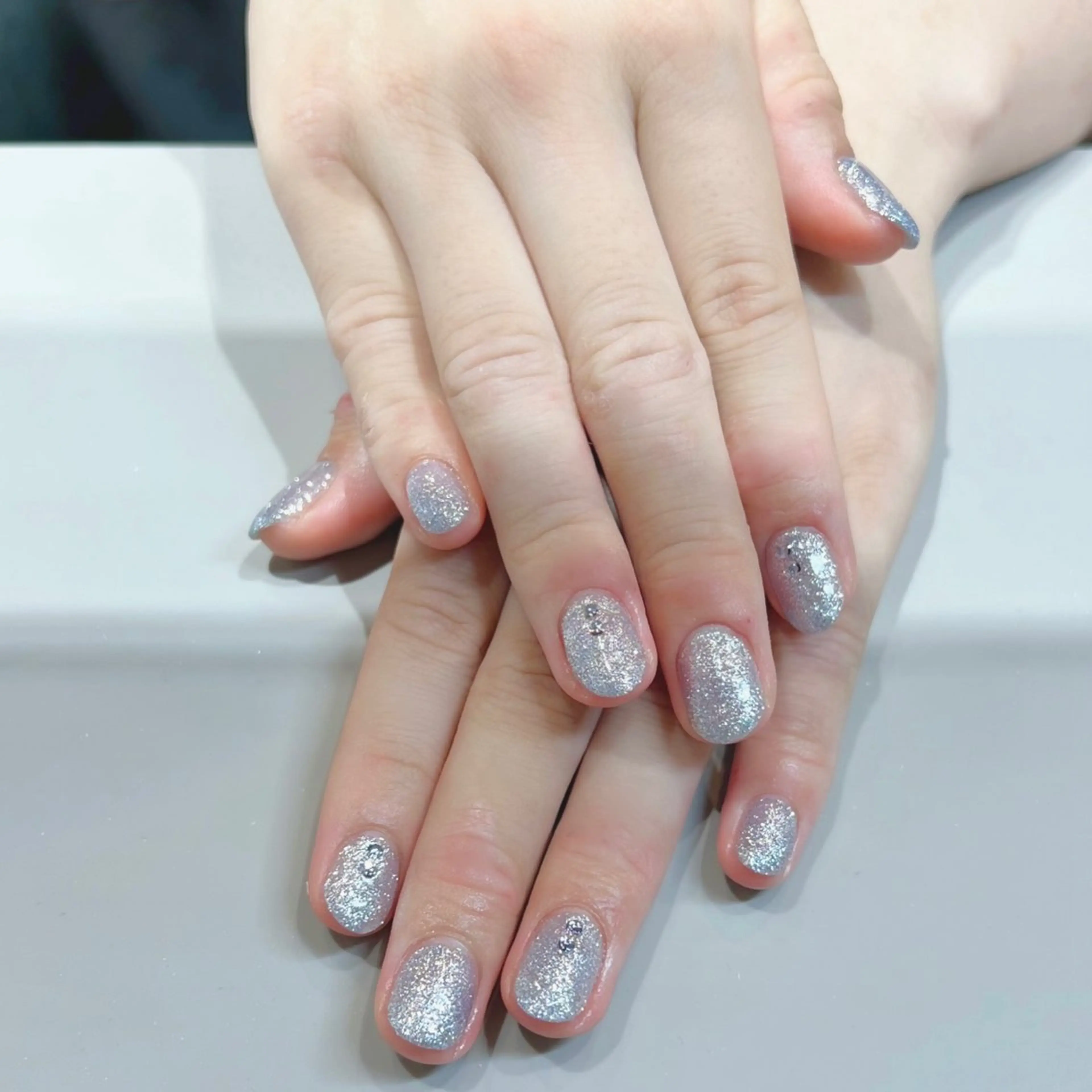 ネイル ラメ(グリッター) ワンカラーネイル Allure Yuuのネイルデザイン