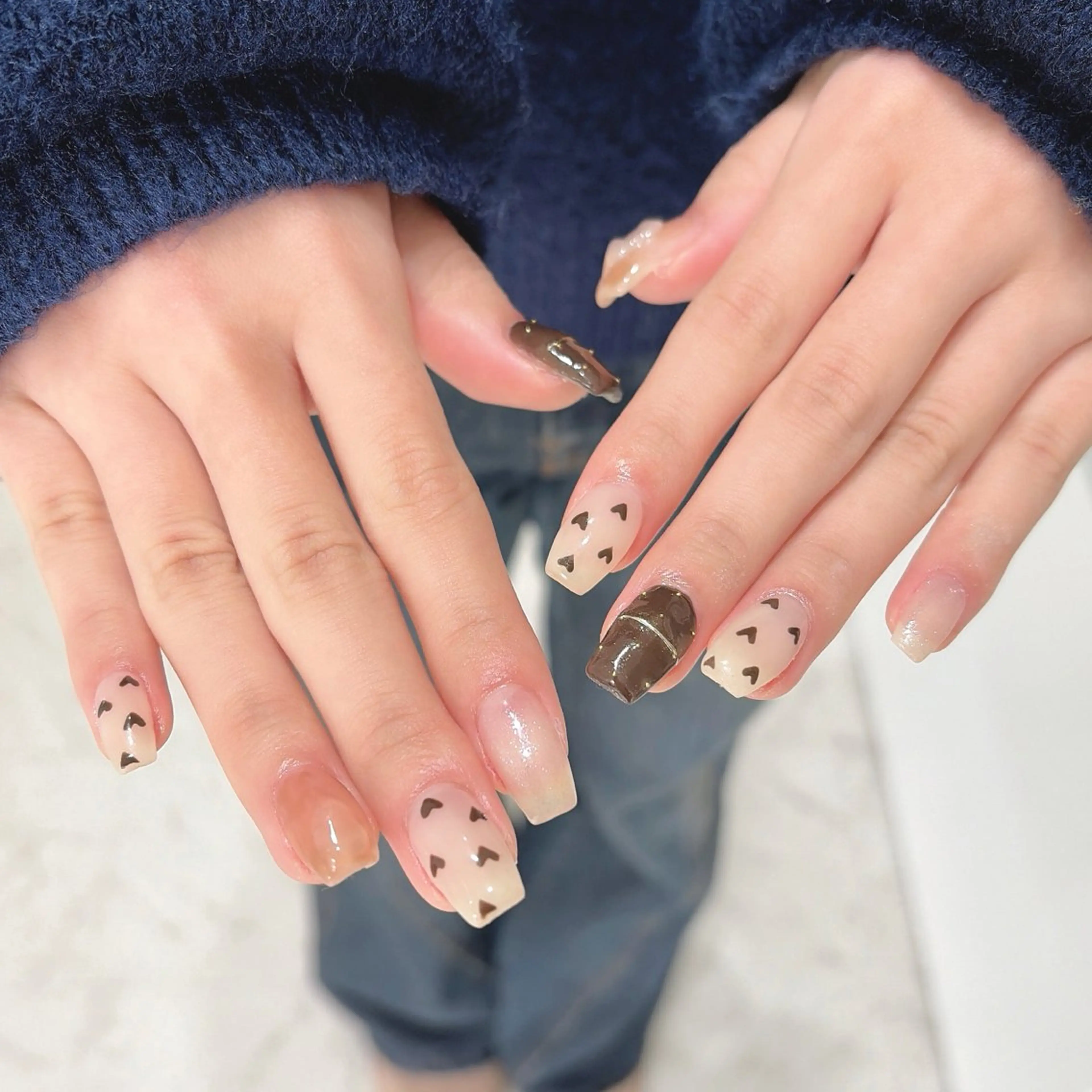 ネイル 【大垣ネイル】 ゆうか🩵のネイルデザイン