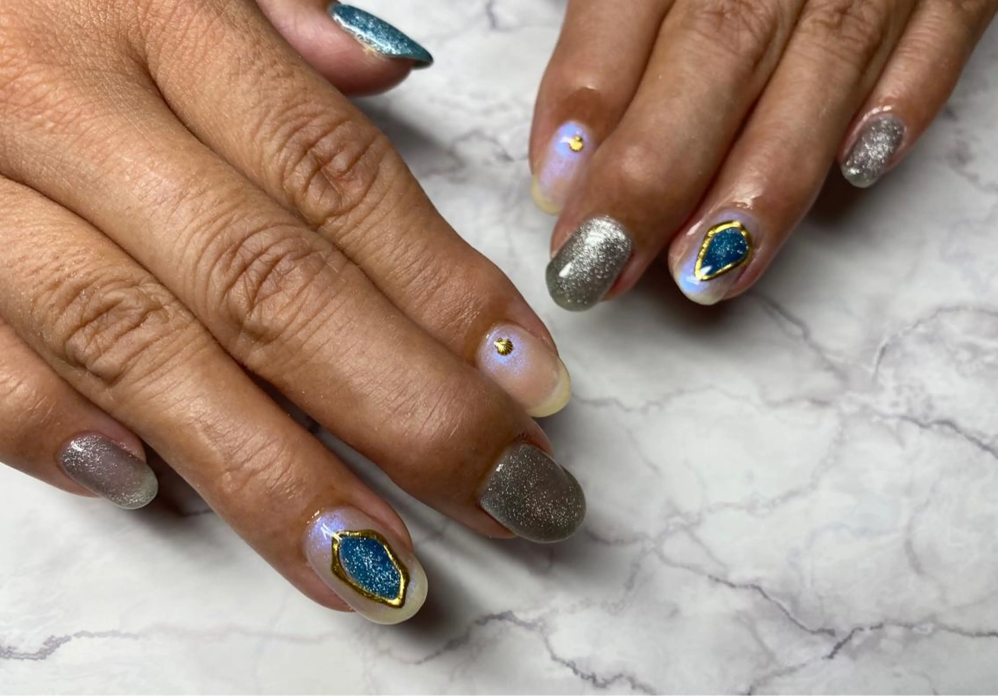 ネイル ハンドネイル Mana‪ ‪·͜· ❤︎‬のネイルデザイン