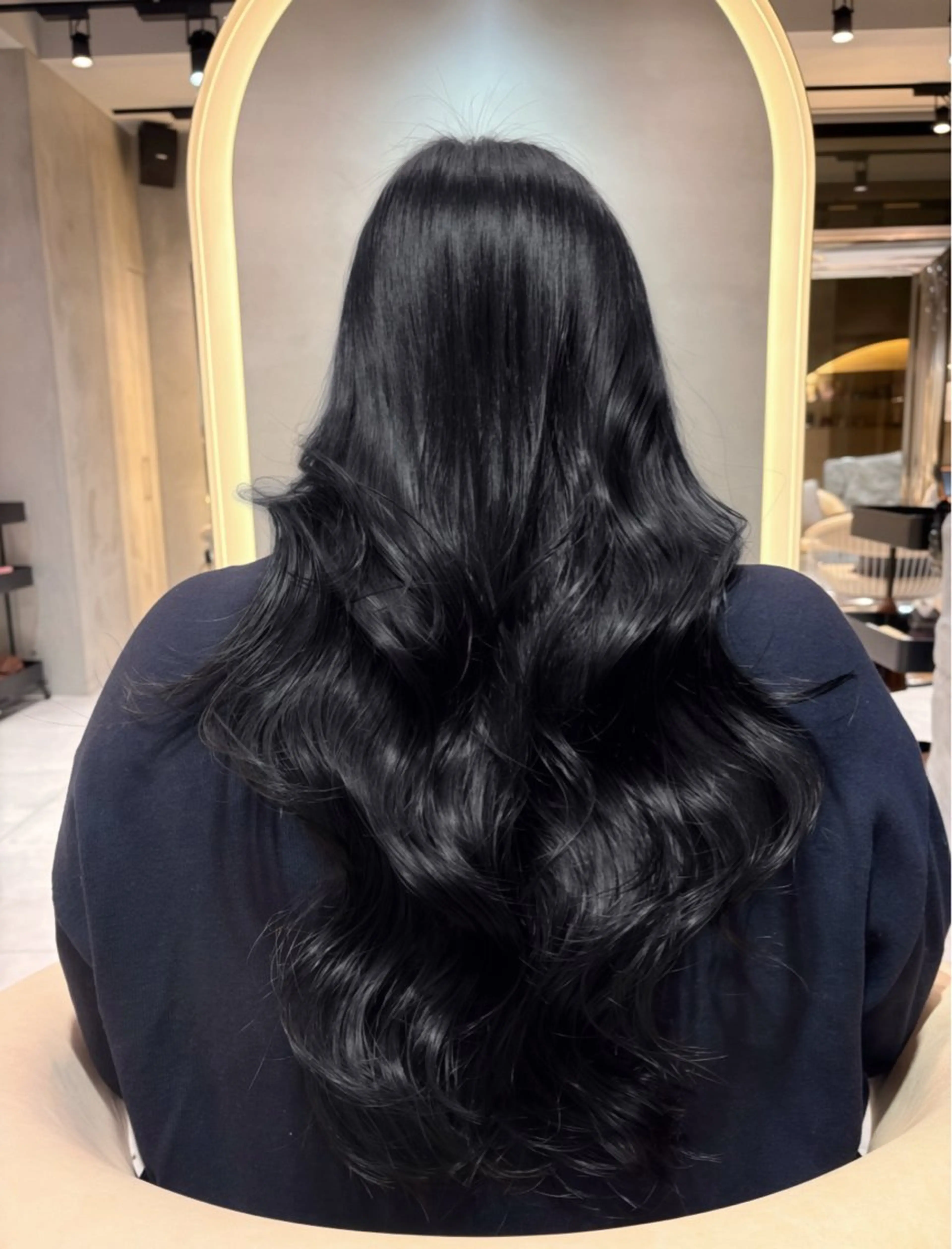 ロング カラー カット ヘアカラー トリートメント 似合わせレイヤー・ボ ブ タナカ レイヤのヘアスタイル