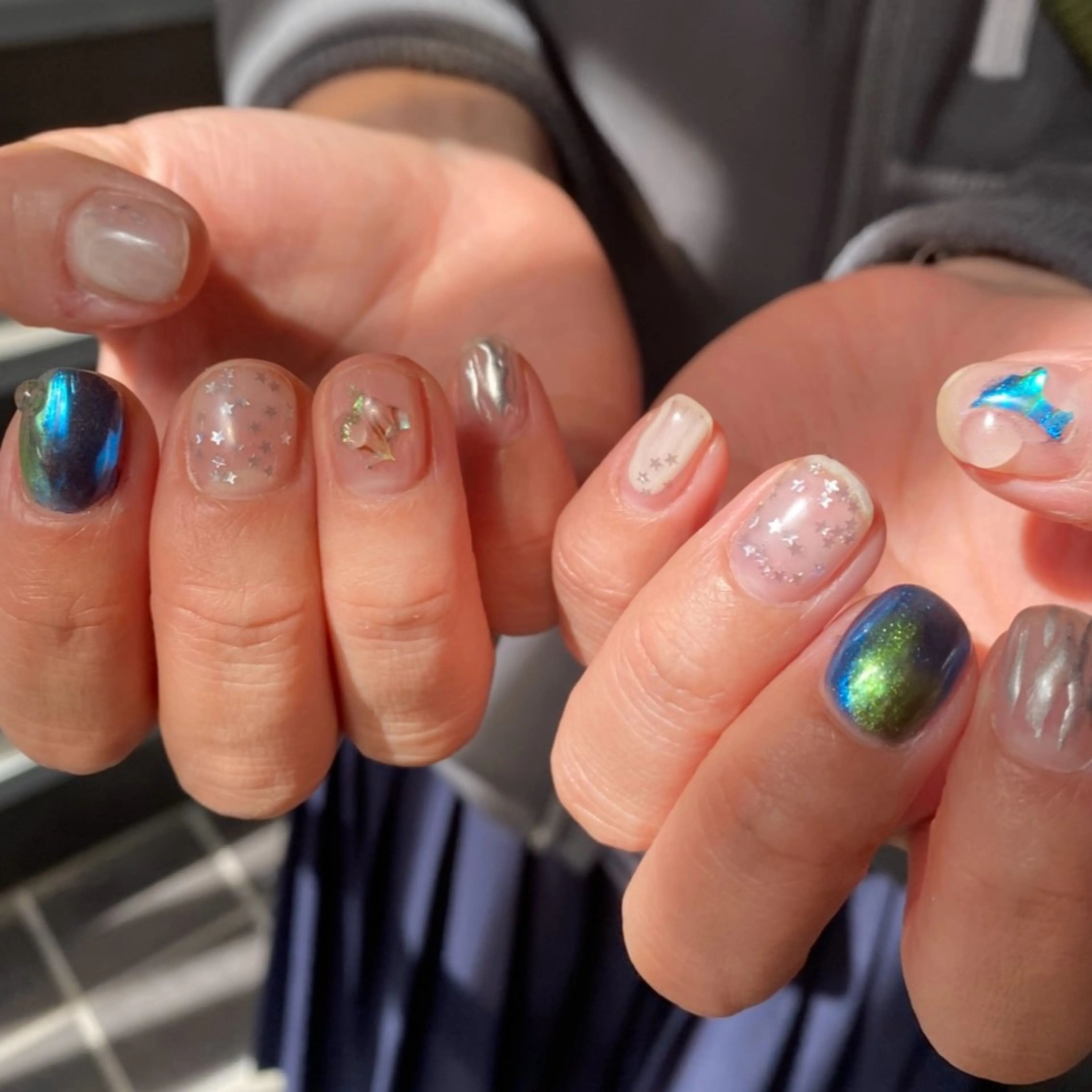 ネイル ゆびノさき茨木店 ニュアンス/アートのネイルデザイン