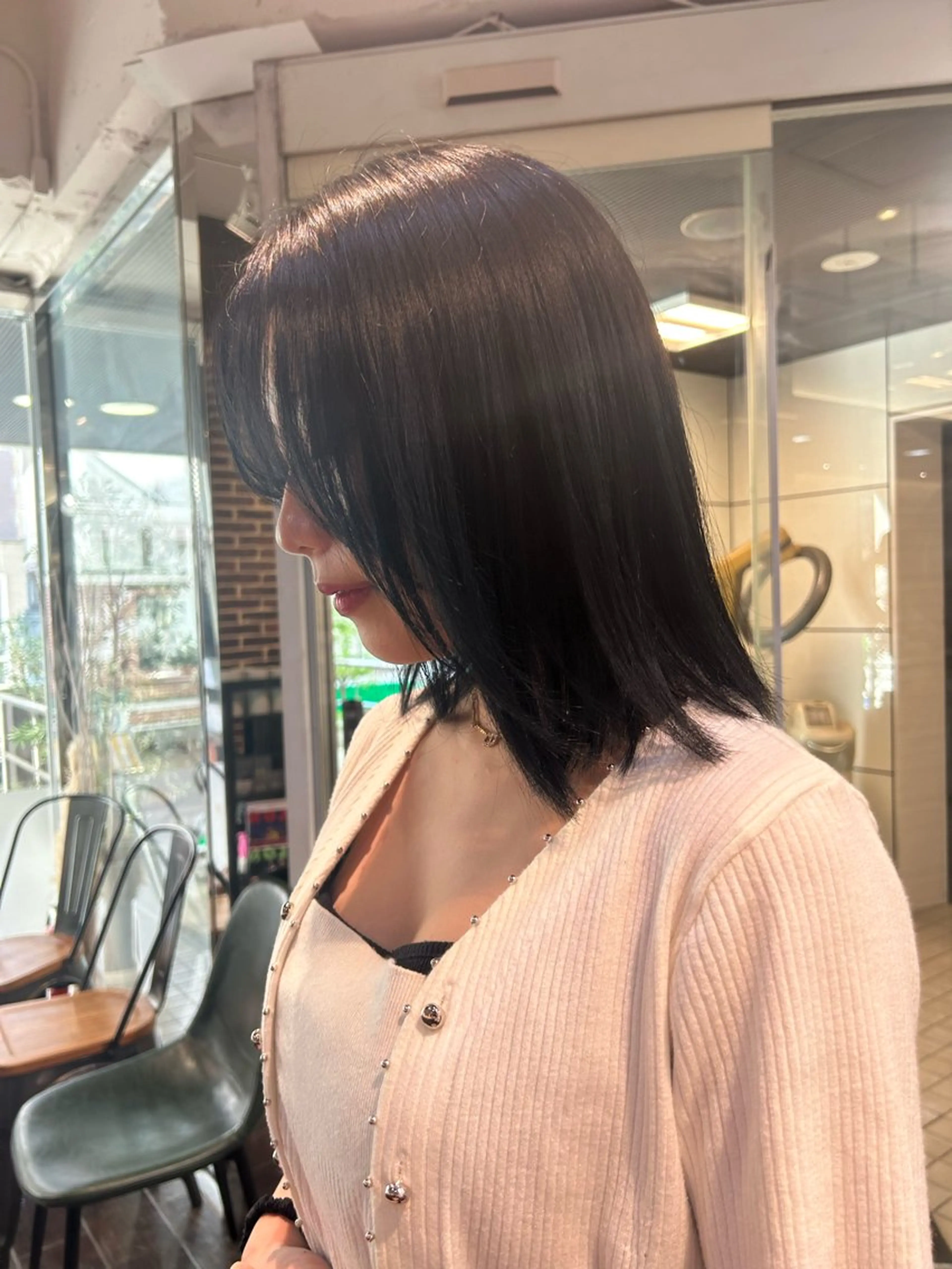 ミディアム 韓国風カラー 学生 髪質改善 韓国風ヘア トリートメント メンズスタイル Hitomi🐶のヘアスタイル