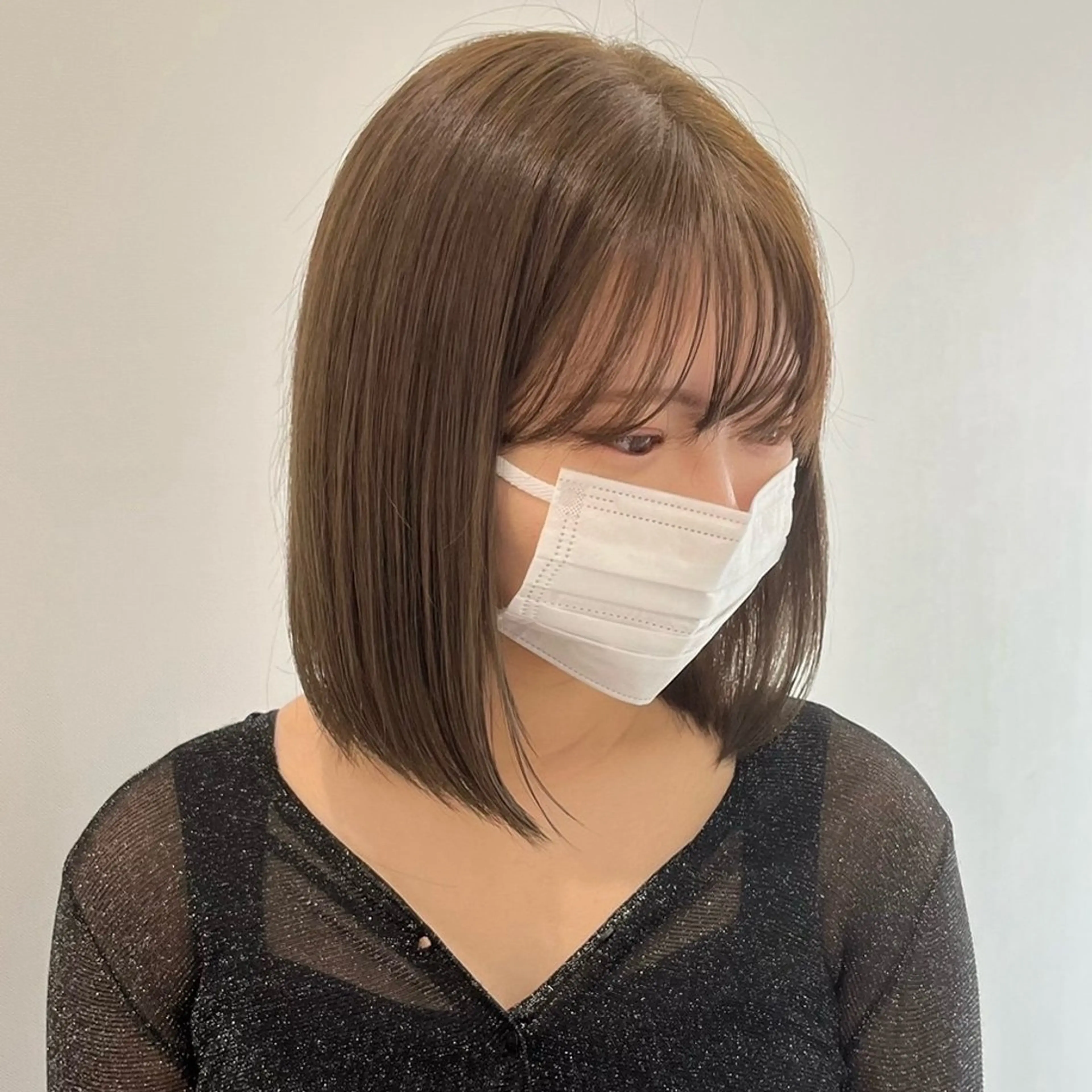 ショート カラー パーマ/ハイトーン/ レイヤー/伊藤萌のヘアスタイル