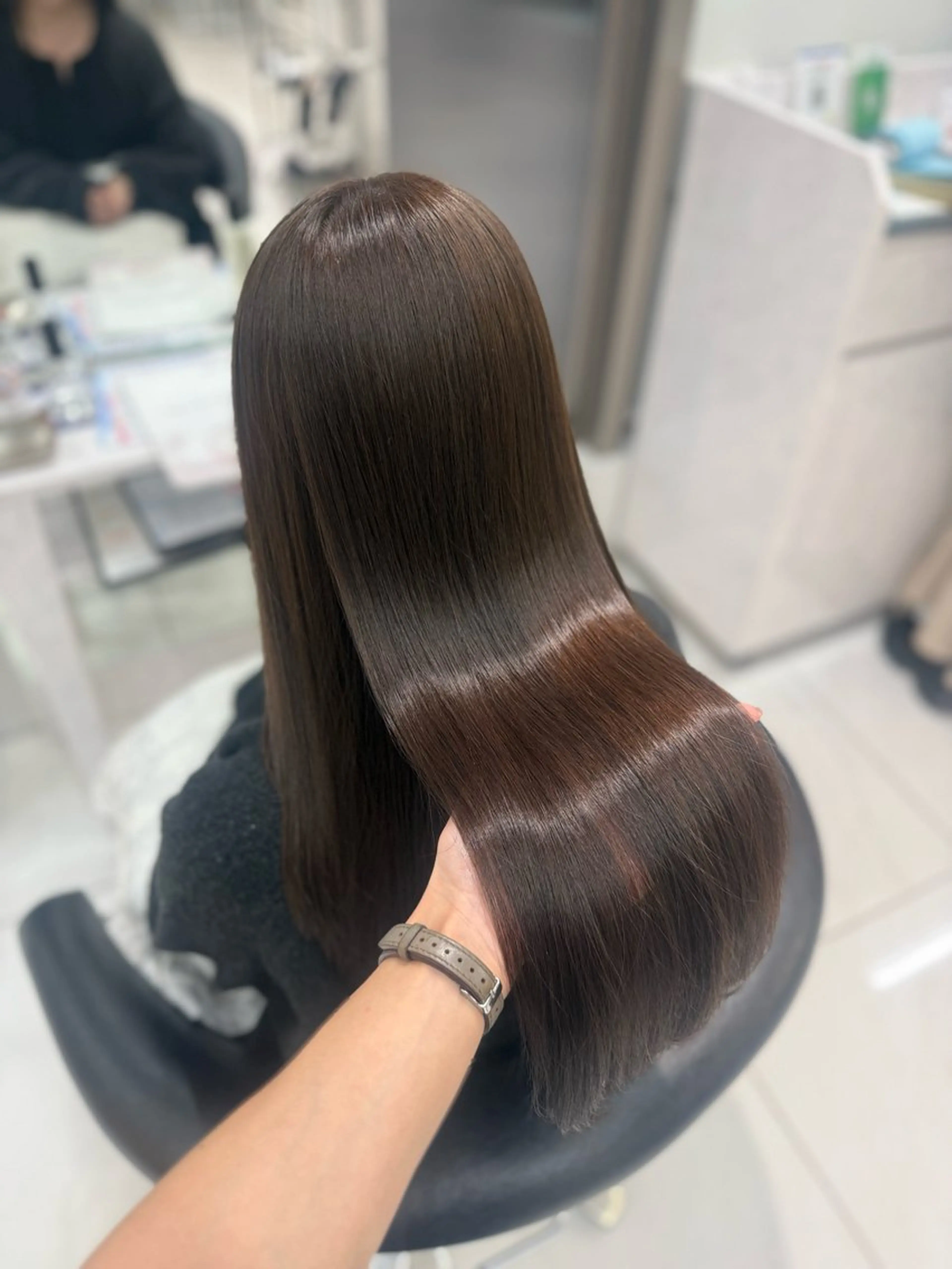 ロング カラー カット ヘアカラー トリートメント Sae/透け感カラー /盛れる顔周りのヘアスタイル