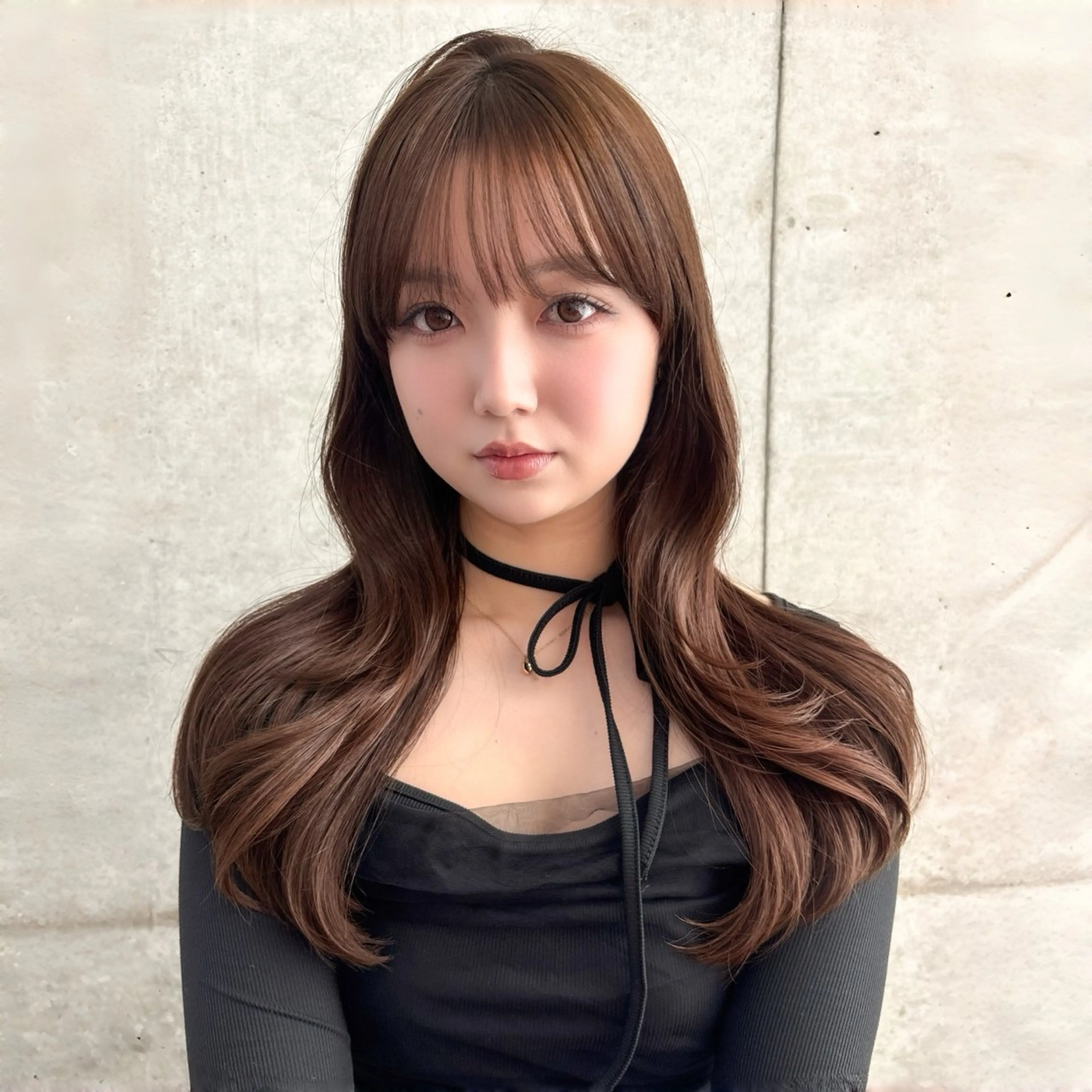 ロング Hazuki ／韓国ヘア／レイヤーのヘアスタイル