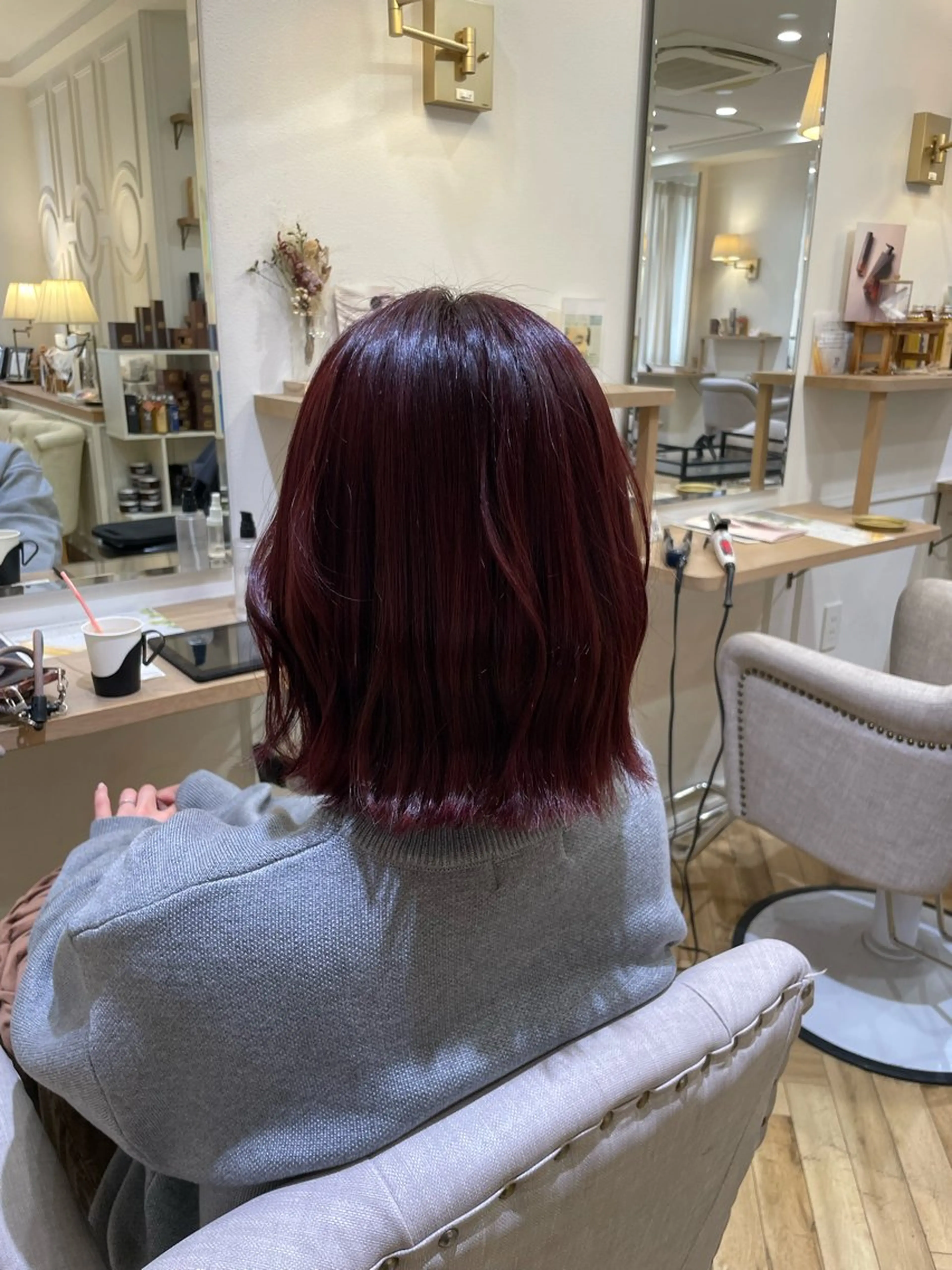 ミディアム カット ヘアカラー トリートメント Luana難波 🫧NOAのヘアスタイル