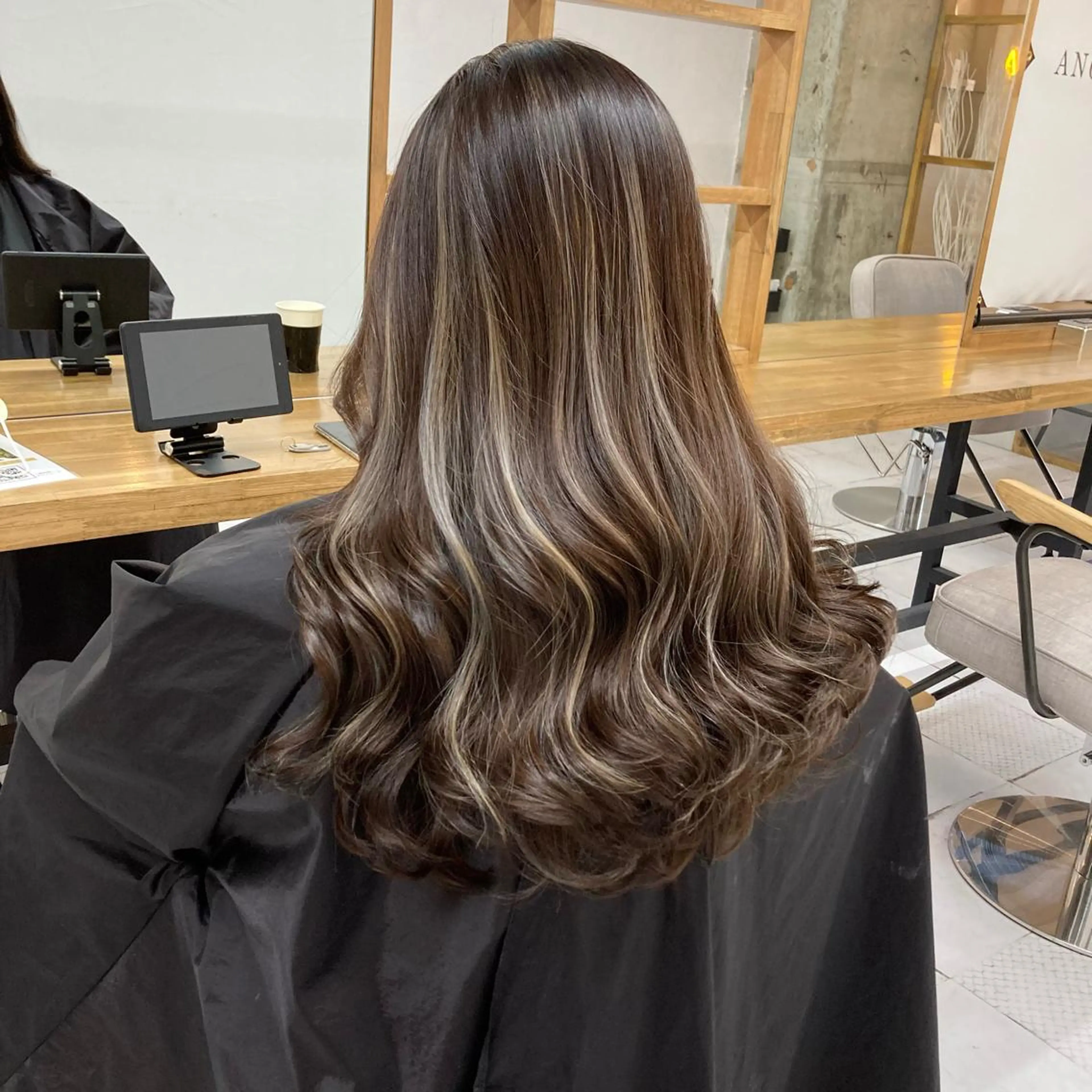 ロング カラー 韓国レイヤーカット★ 小林大樹のヘアスタイル