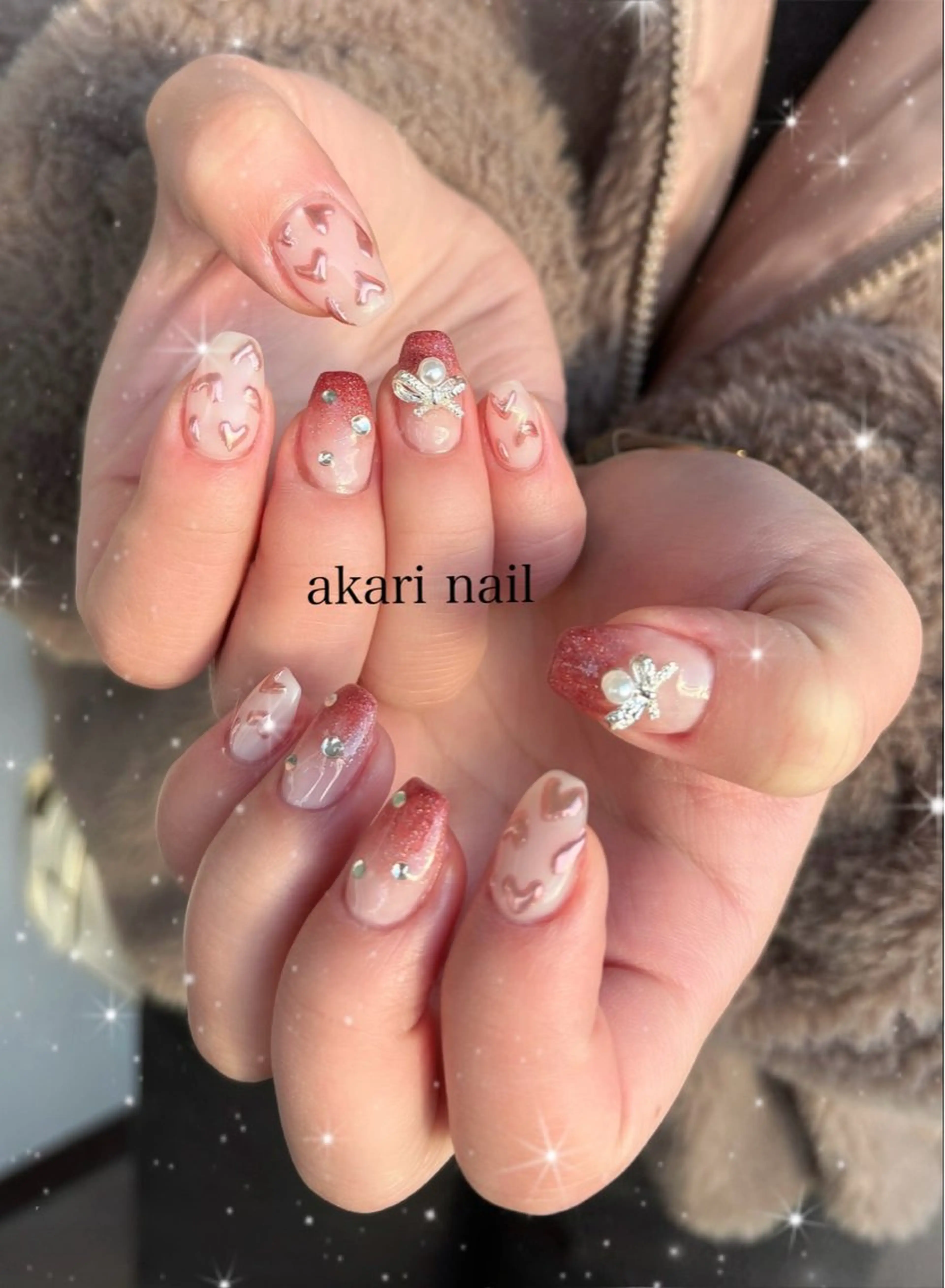 ネイル ハンドネイル フットネイル AKARI nail💅のネイルデザイン