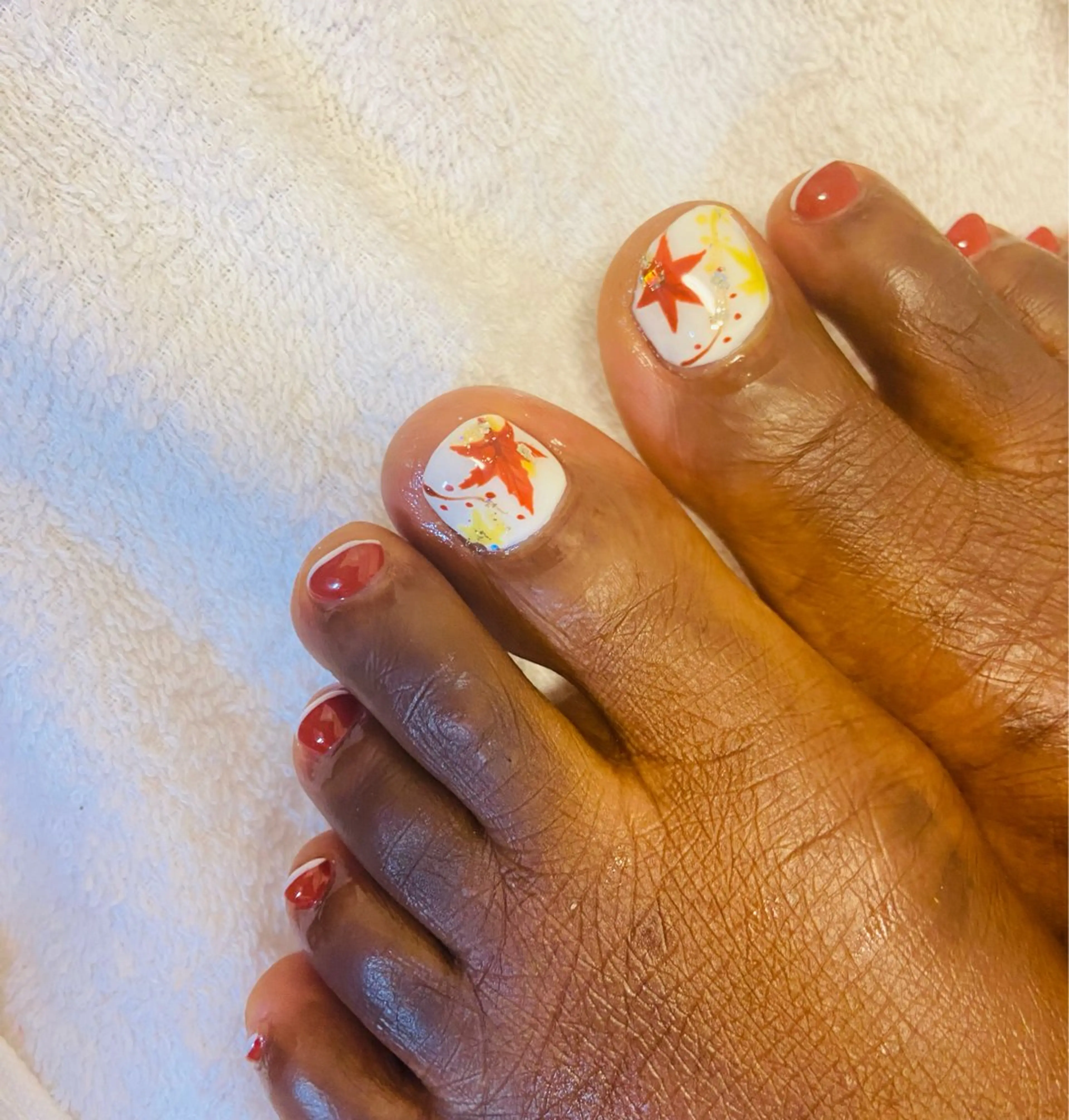 ネイル フットネイル フレンチネイル HandSnail 座間自宅ネイルサロンのネイルデザイン