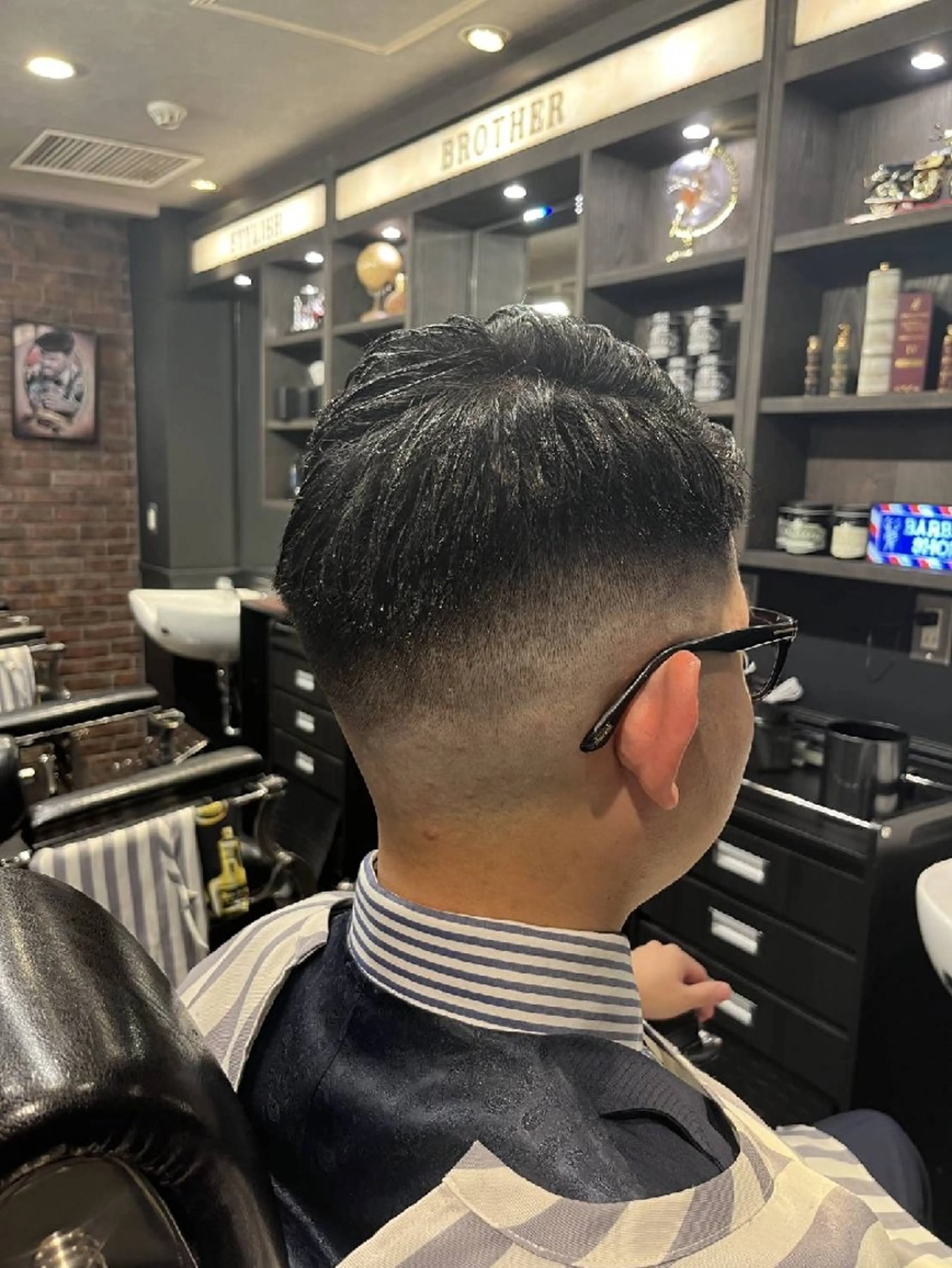 メンズ フェードカット 神原 朋瑛のヘアスタイル