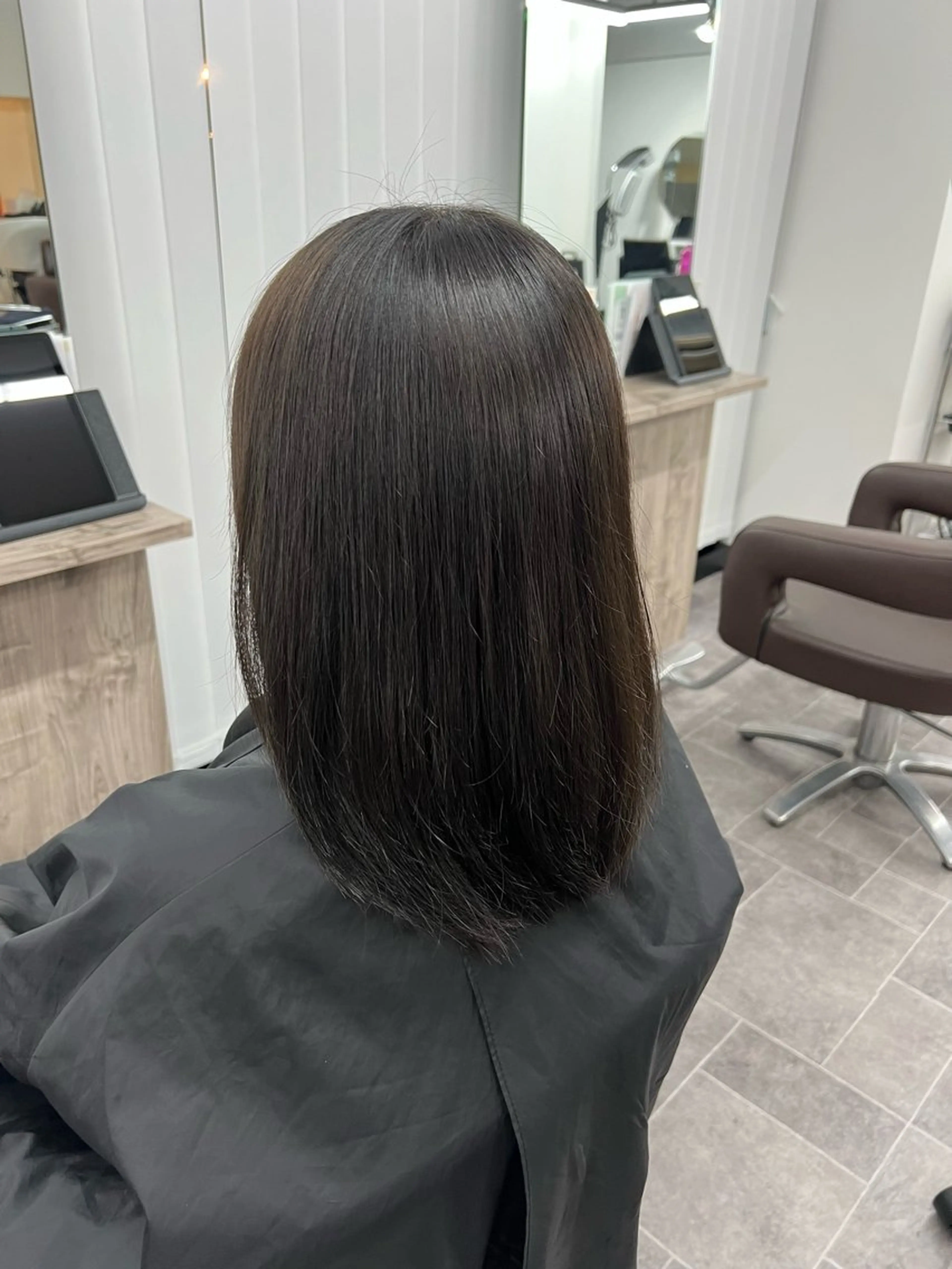 カラー あやの/透明感カラー /カットモデルのヘアスタイル