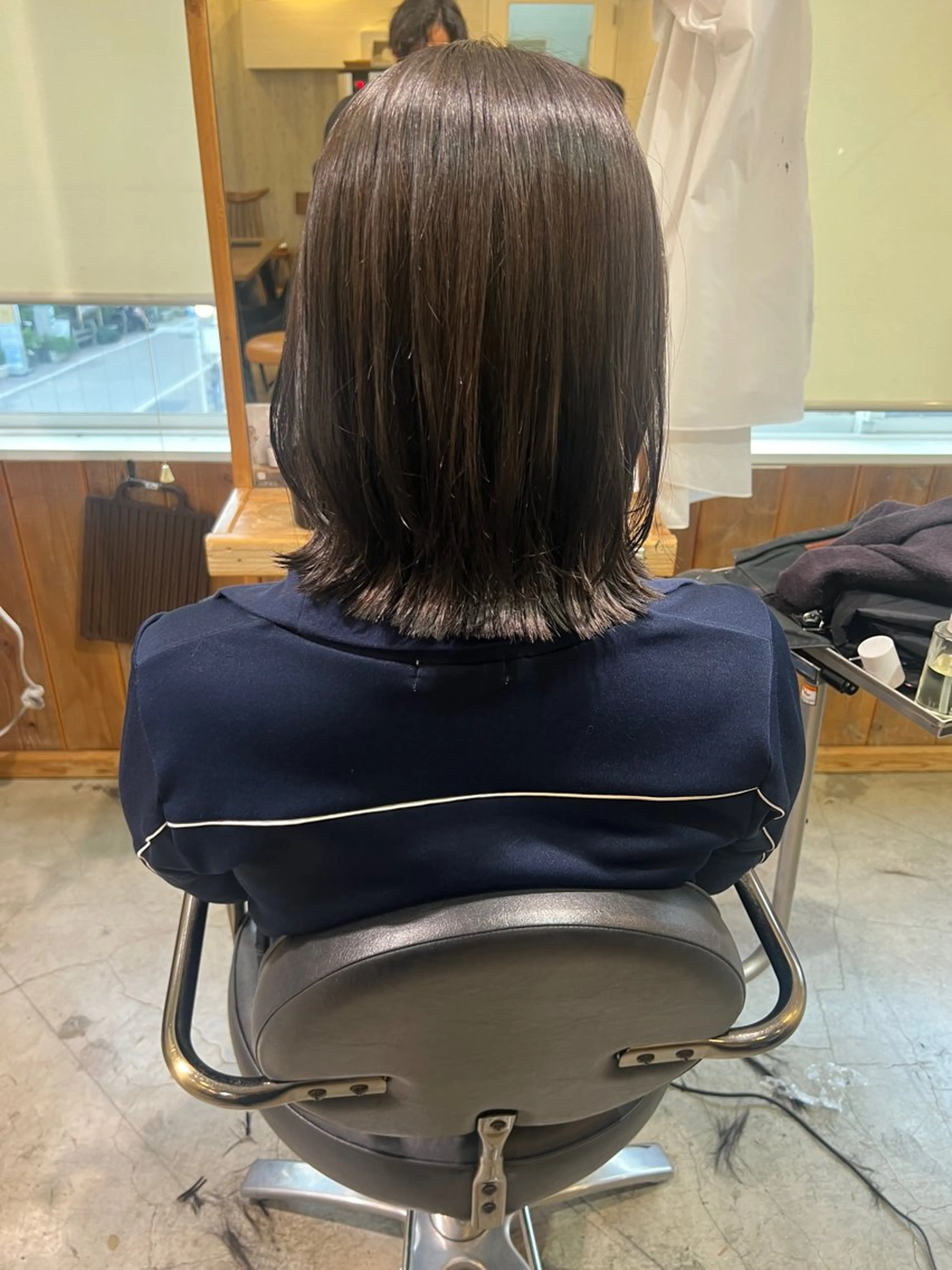 ミディアム カット ヘアカラー 舘野 太嘉宏のヘアスタイル