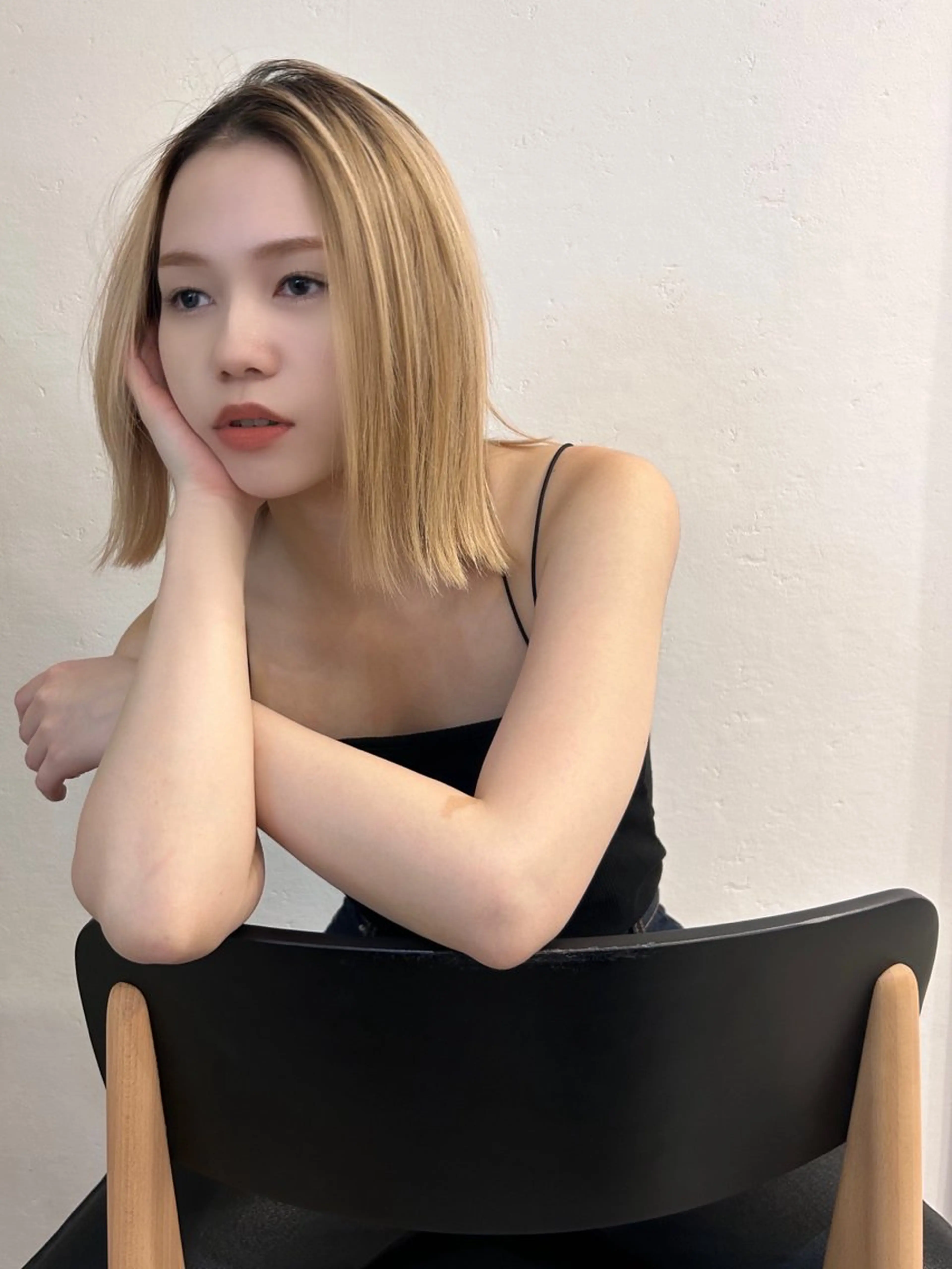 ミディアム カラー 外国人風カラー ヘアカラー 似合わせcut ◎ 倉橋実咲のヘアスタイル