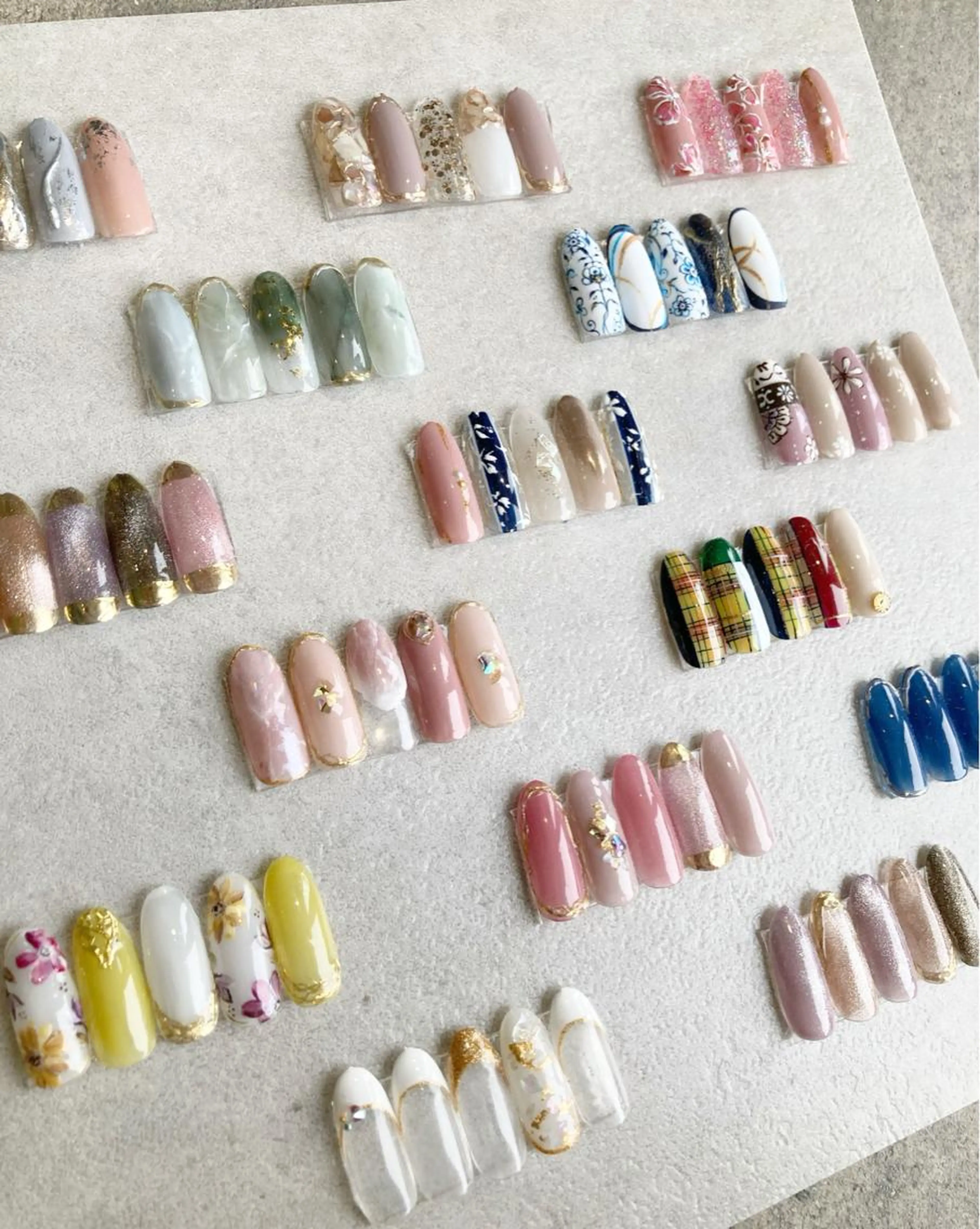 【新作多数✨】【平日限定クーポン💐】アート盛り沢山のサンプルコースが今だけこの価格で出来ちゃいます🥰🌿の写真