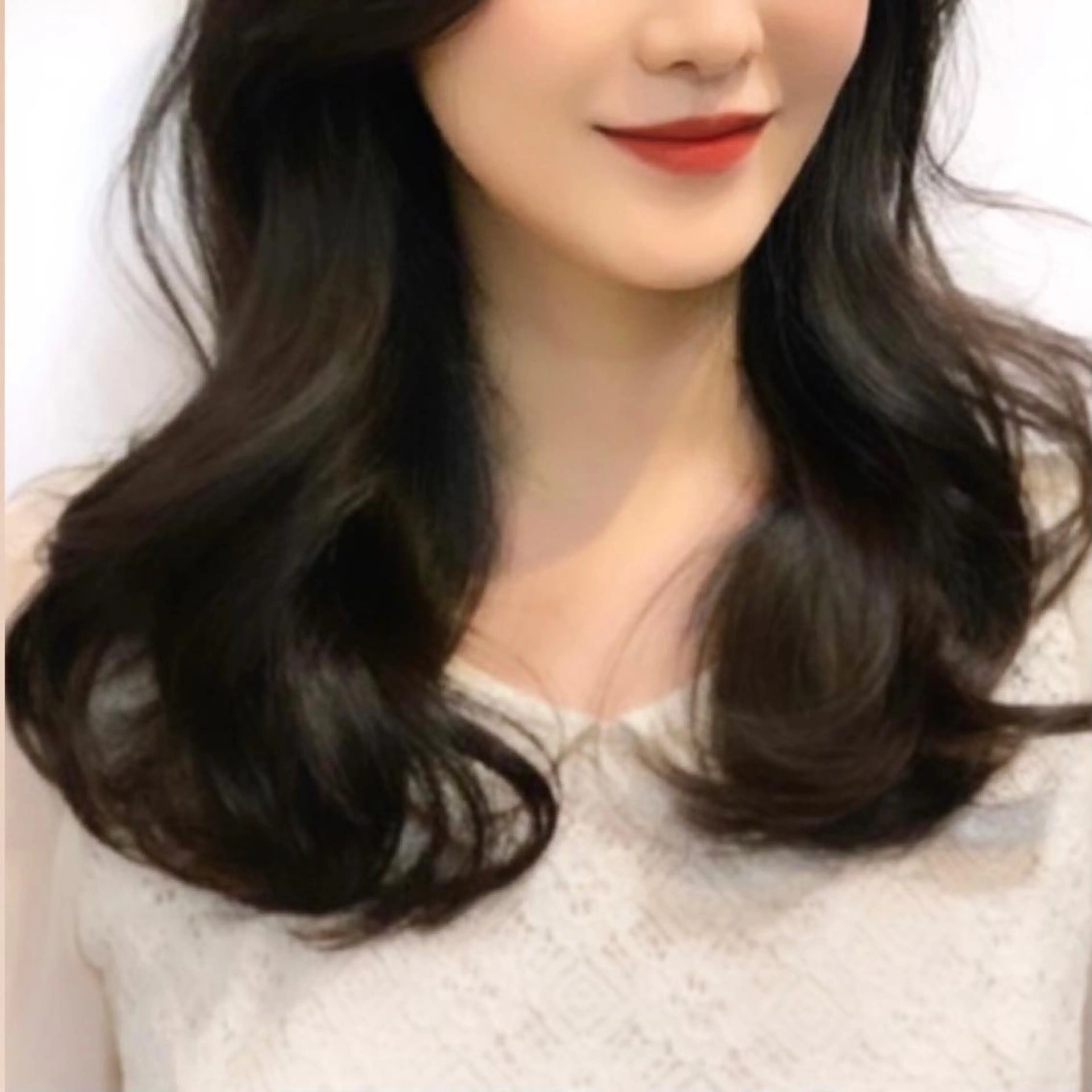 セミロング 韓国くびれレイヤー 🇰🇷はづきのヘアスタイル