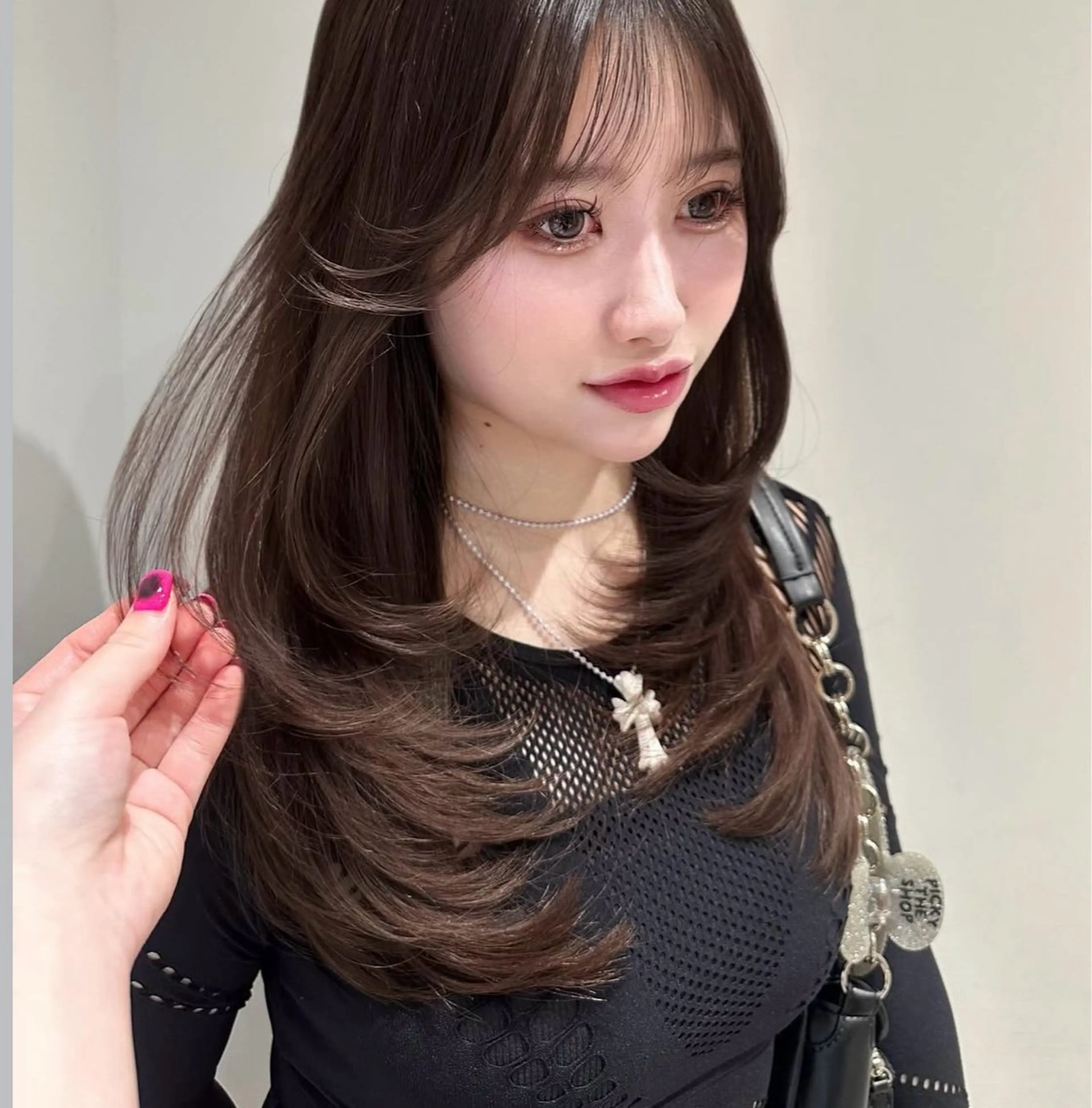 セミロング カラー Hazuki/ 韓国ヘア🇰🇷のヘアスタイル