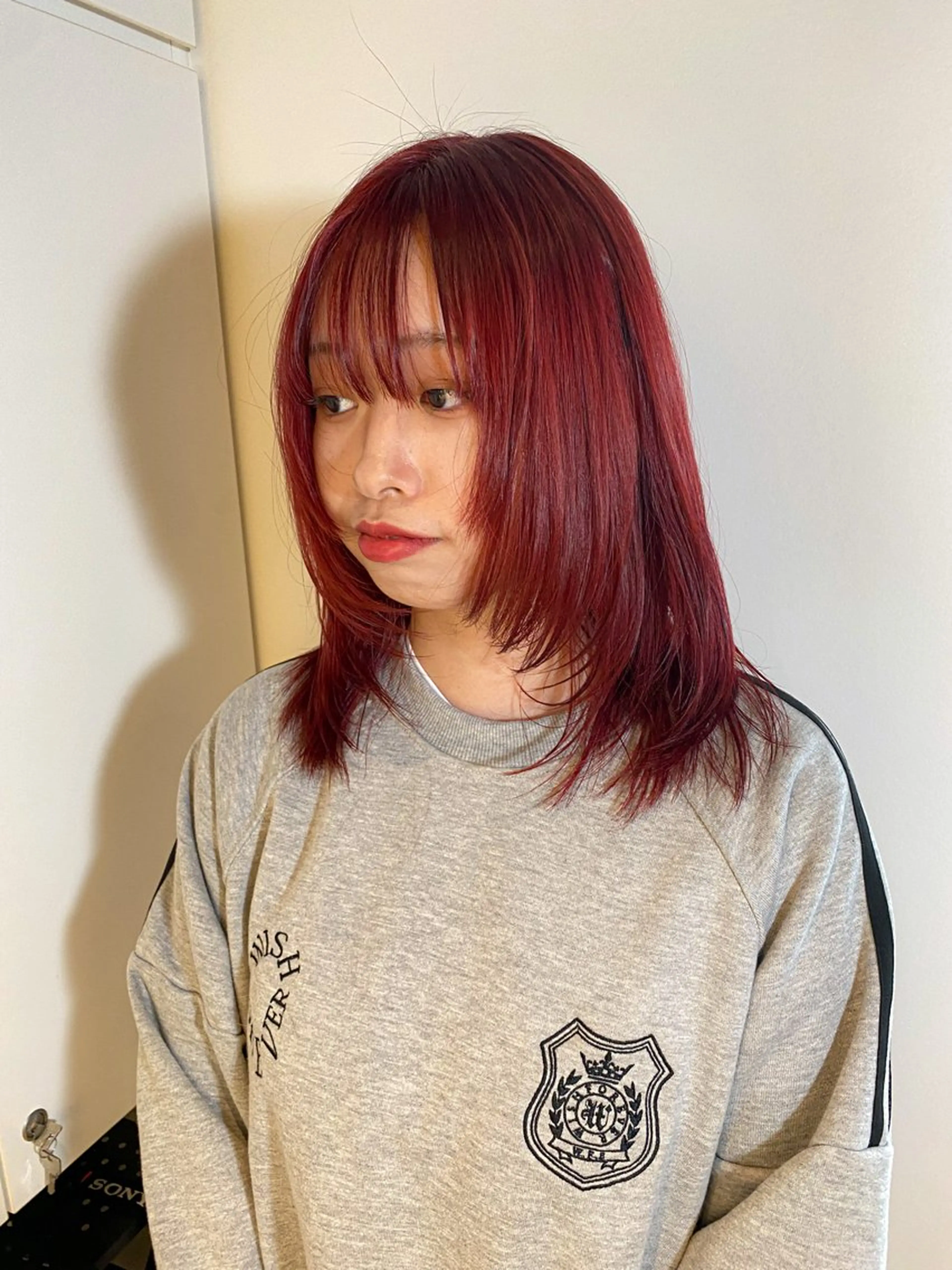 ミディアム カラー マエダ ショウゴのヘアスタイル