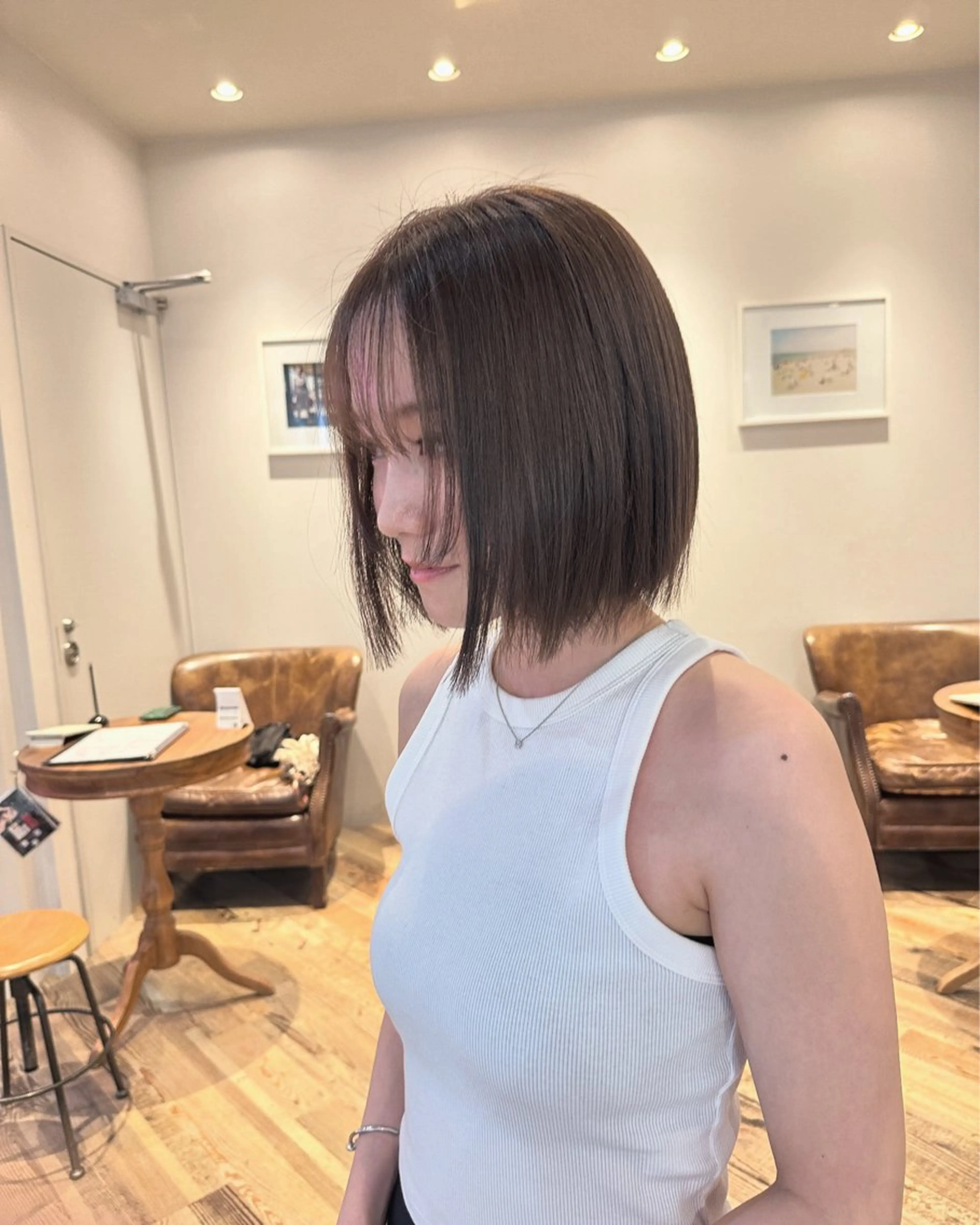 ショート カット ヘアカラー トリートメント Lolonois梅田 スタッフのヘアスタイル