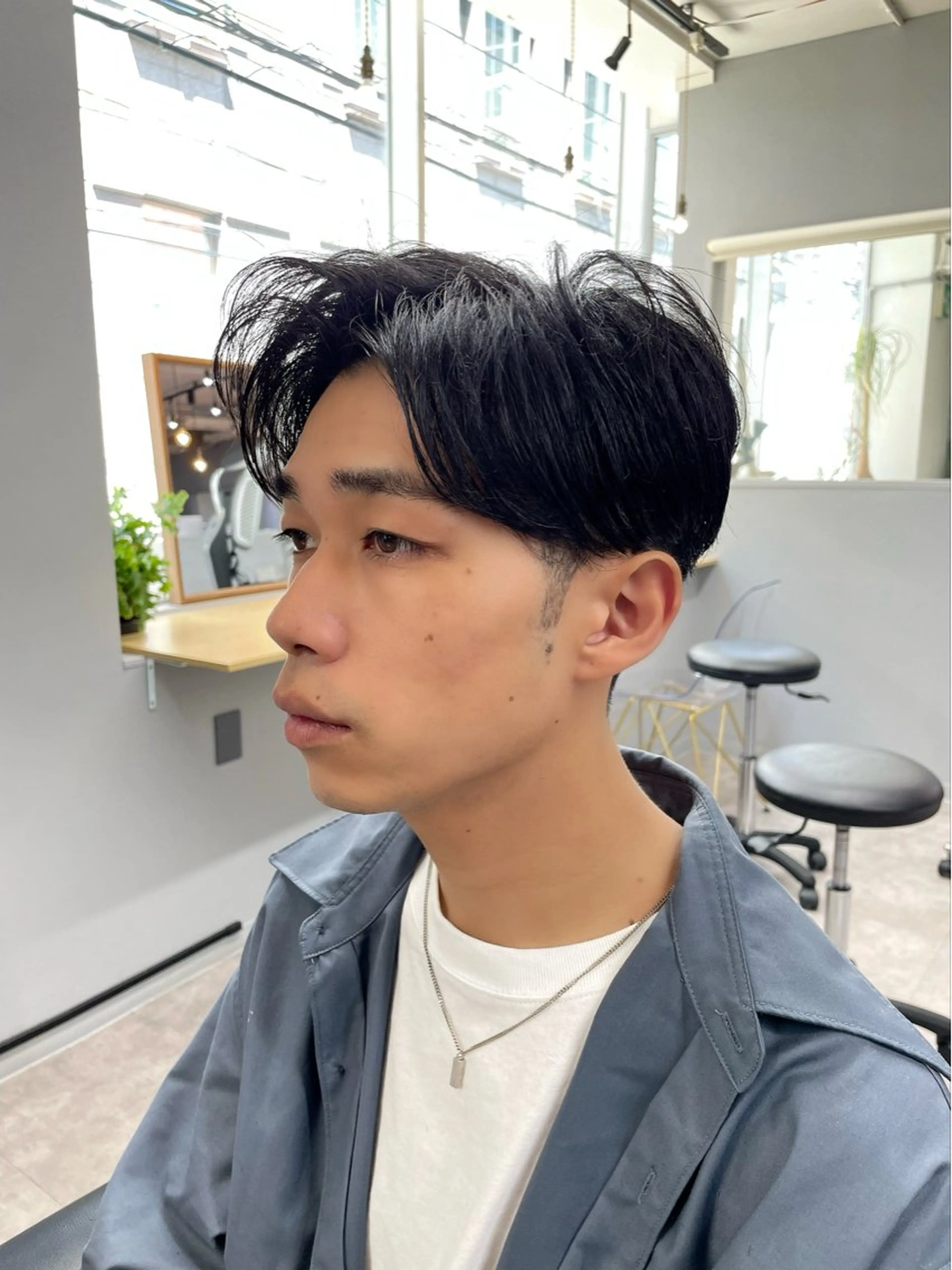 メンズ アップバング カット 似合わせ特化/ itta𓂃🫧‪のヘアスタイル