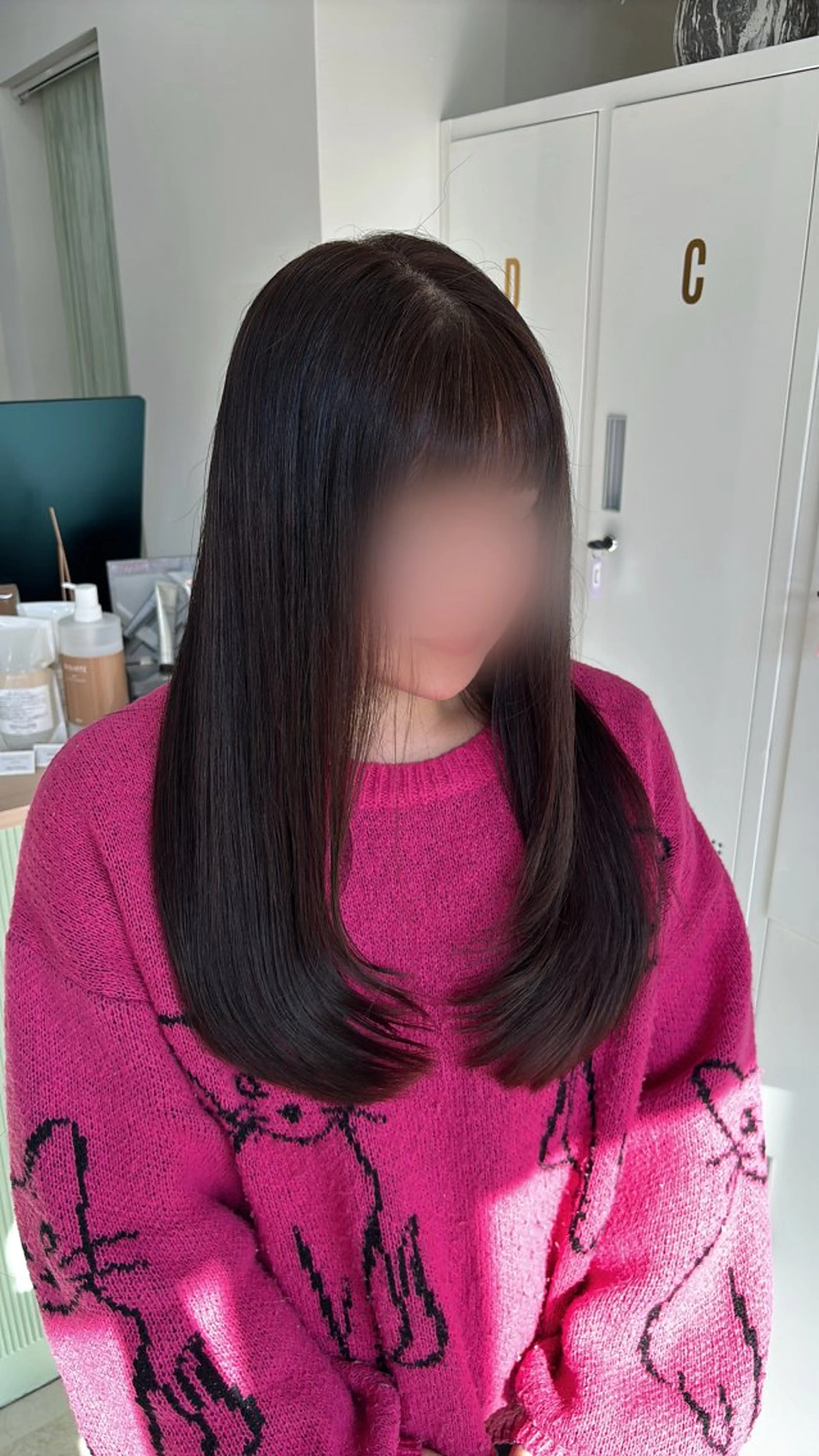 ロング カット ヘアカラー Angelica manaのヘアスタイル