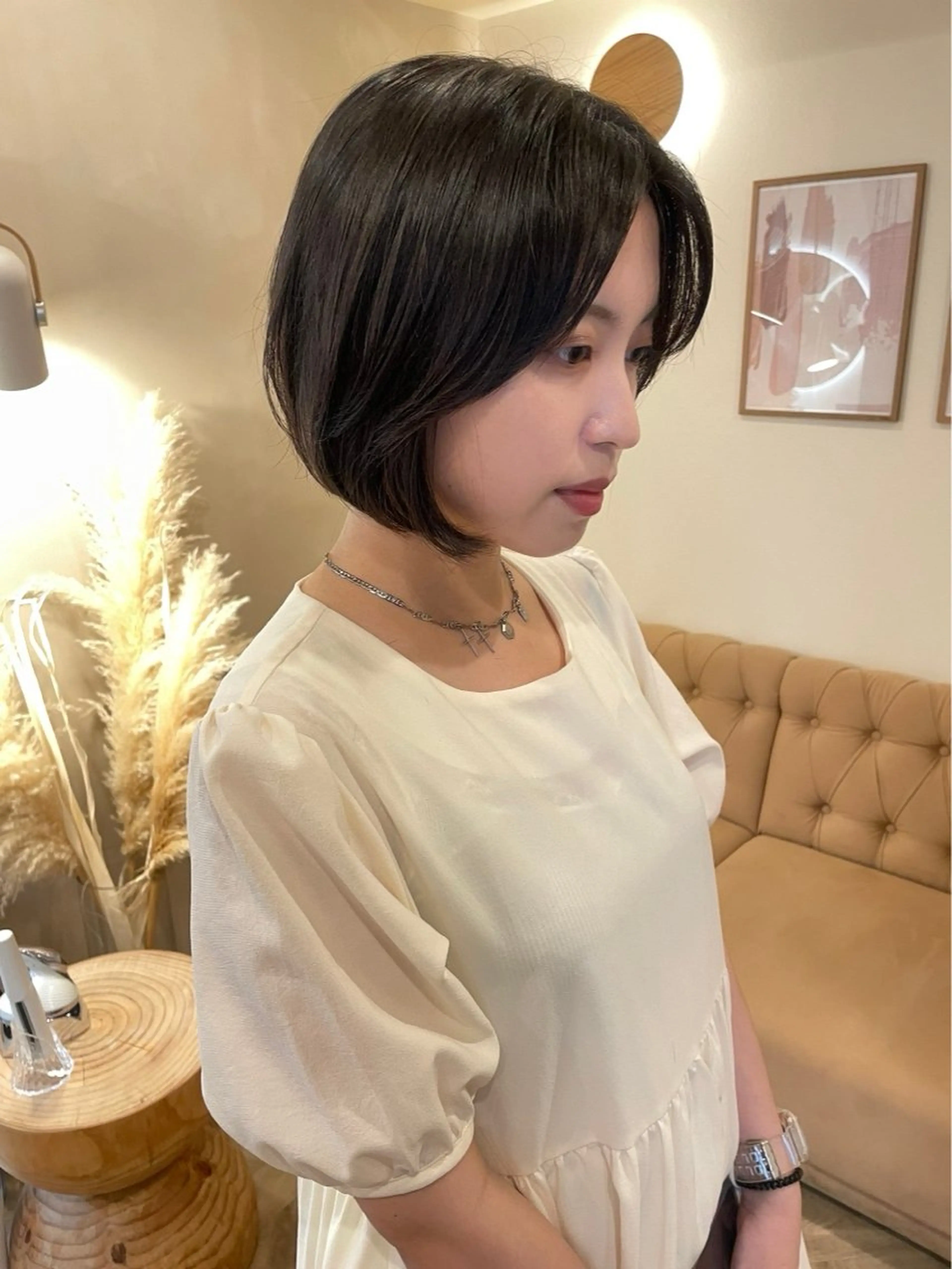ミディアム rino/カット/ ショート／名古屋のヘアスタイル