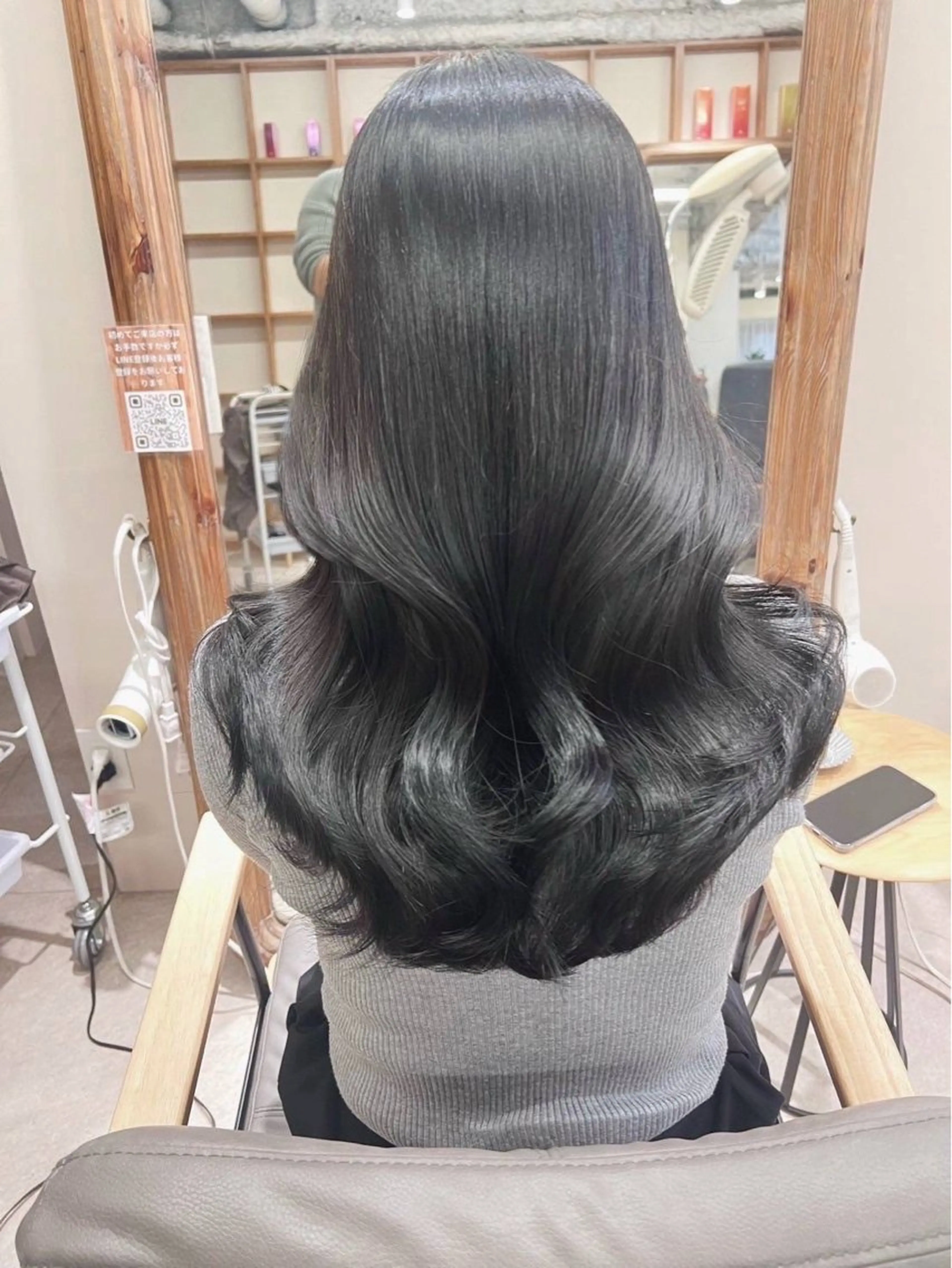 ロング カット ヘアカラー レイヤー/ショート chere狭山のヘアスタイル